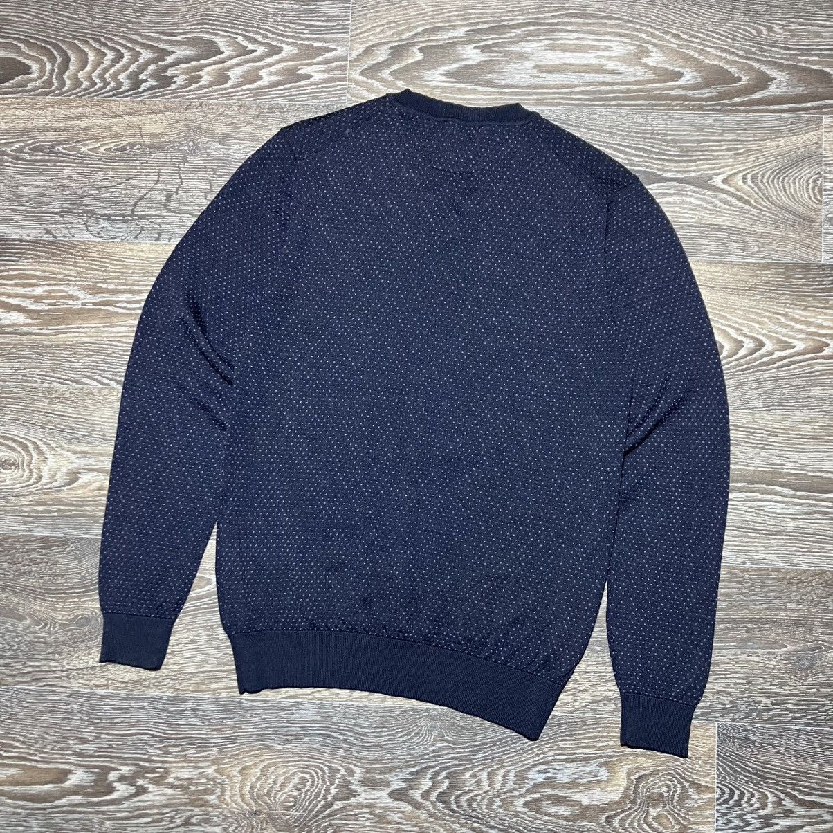 Pal Zileri PAL ZILERI Concept Overall Pattern V-neck Wool Sweater Size US S / EU 44-46 / 1 - 8 Thumbnail