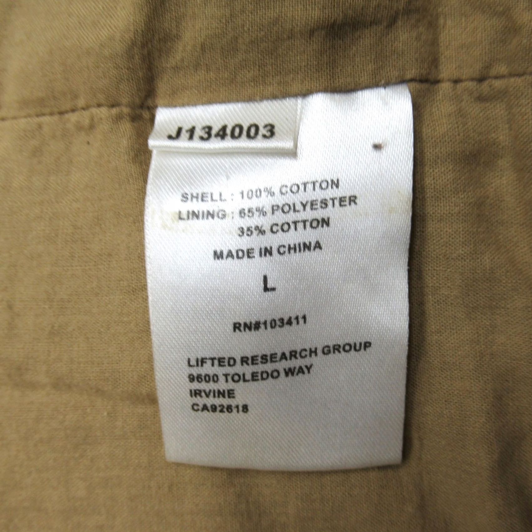 Vintage LRG Mens Large Beige Fleece Hoodie Jacket - Urban Casual Size US L / EU 52-54 / 3 - 5 Thumbnail