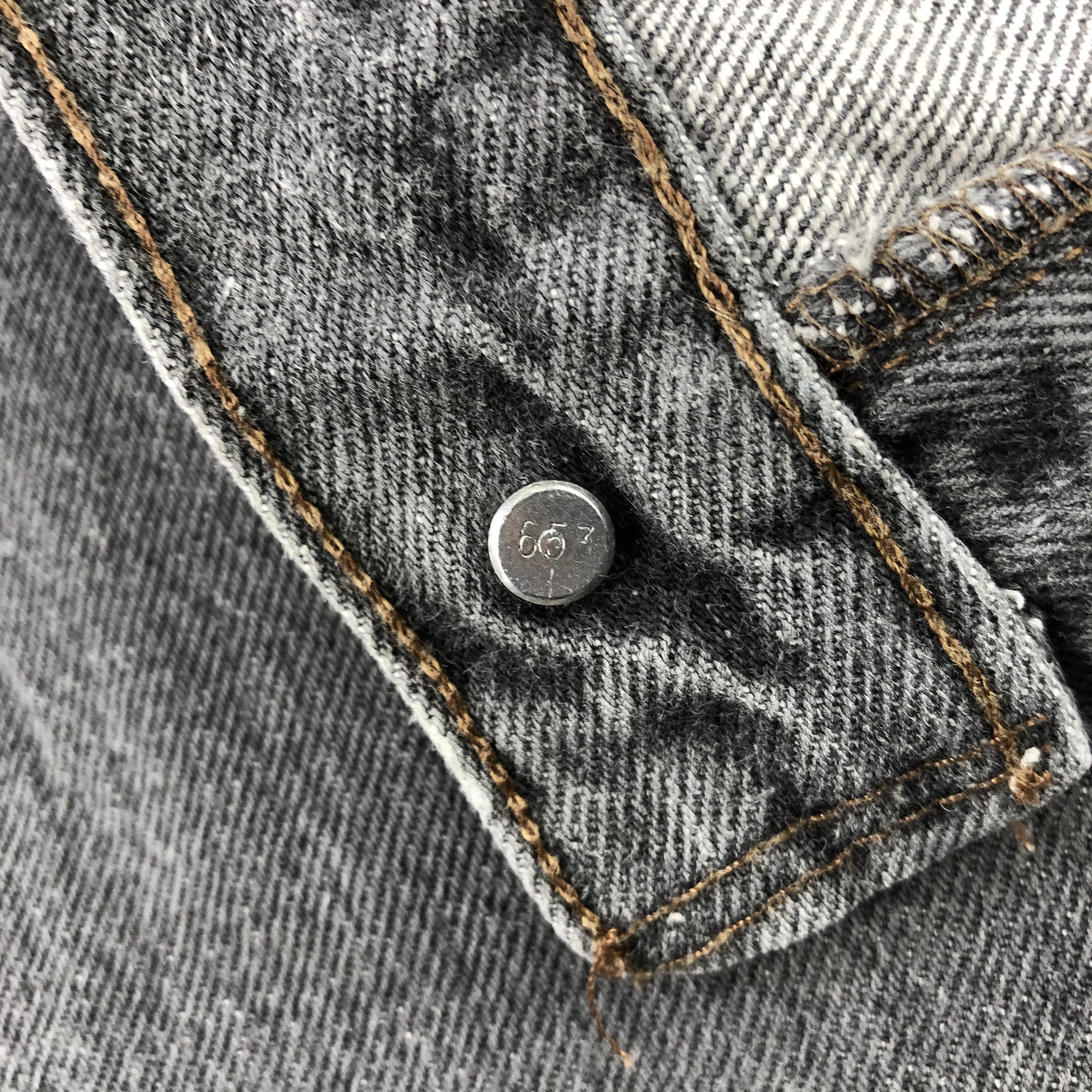 Levi's × Vintage Vintage 90s Levis 501 Faded Black Jeans-JM2836 Size US 35 - 11 Thumbnail