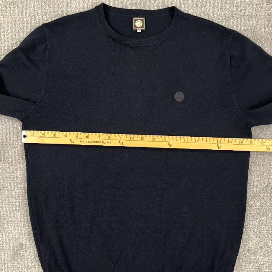 Pretty Green Pretty Green Sweater Mens Small Black Virgin Wool Blend Pullover Jumper Crewneck Size US S / EU 44-46 / 1 - 6 Thumbnail