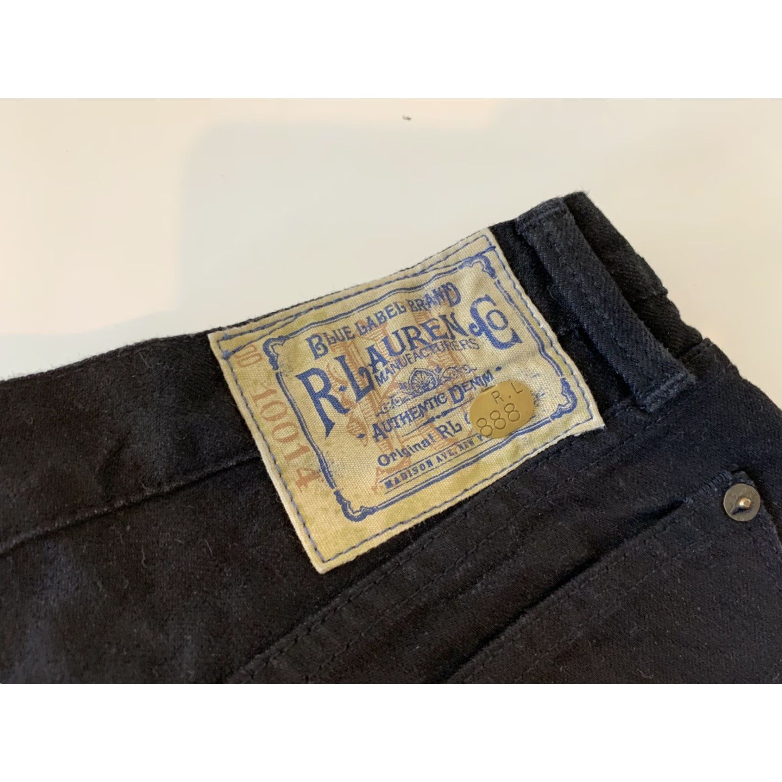Ralph Lauren Ralph Lauren Blue Label Madison Black Wash Denim Jeans Women's 31 Bootcut Size 24" / US 00 / IT 34 - 2 Thumbnail