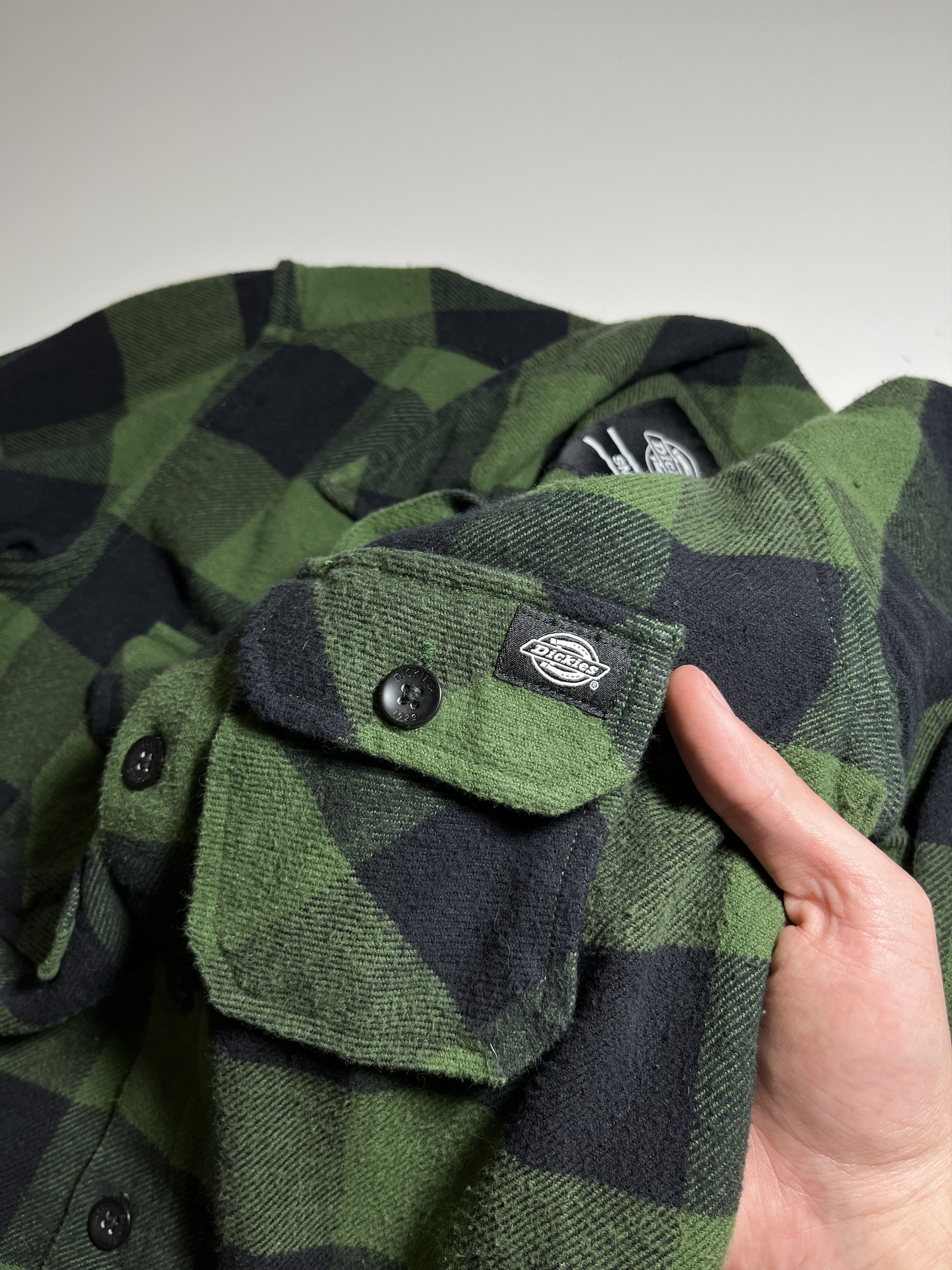 Dickies × Flannel Dickies Green Big Check Flannel Shirt Size S Size US S / EU 44-46 / 1 - 9 Thumbnail
