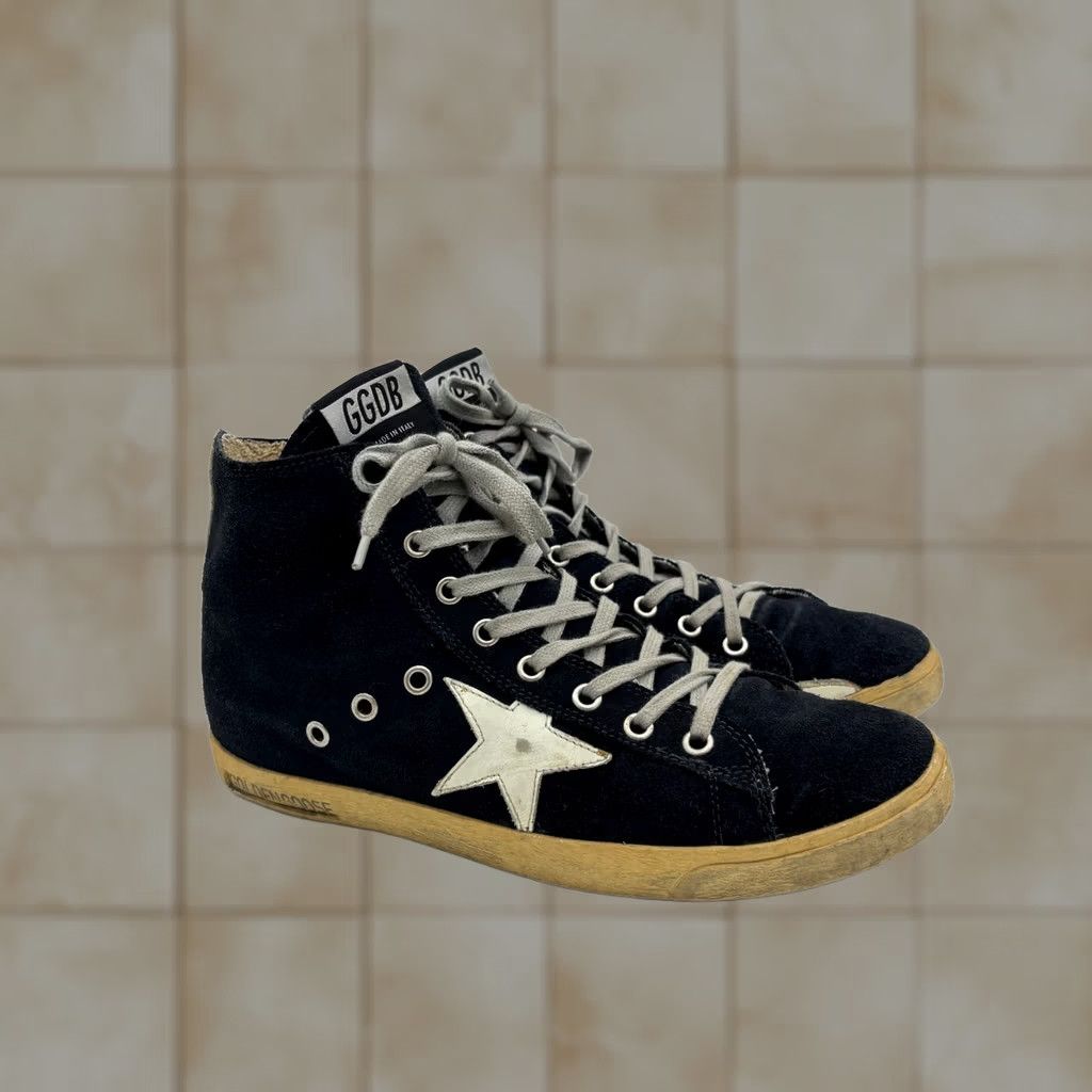 Golden Goose Golden Goose Francy Hi Top Skate Suede Sneakers Shoes Women's 40 US 10 Size L / US 10 / IT 46 - 1 Thumbnail