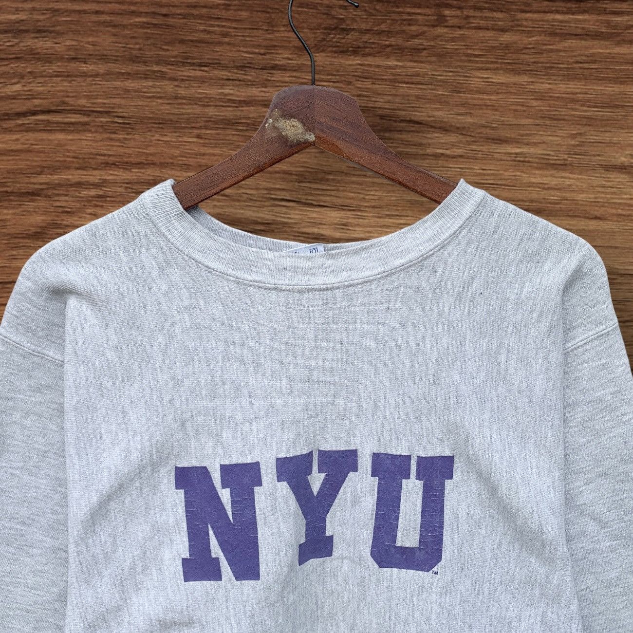Champion Rare! Vintage 1990s Champion Reverse Weave NYU University Size US M / EU 48-50 / 2 - 3 Thumbnail