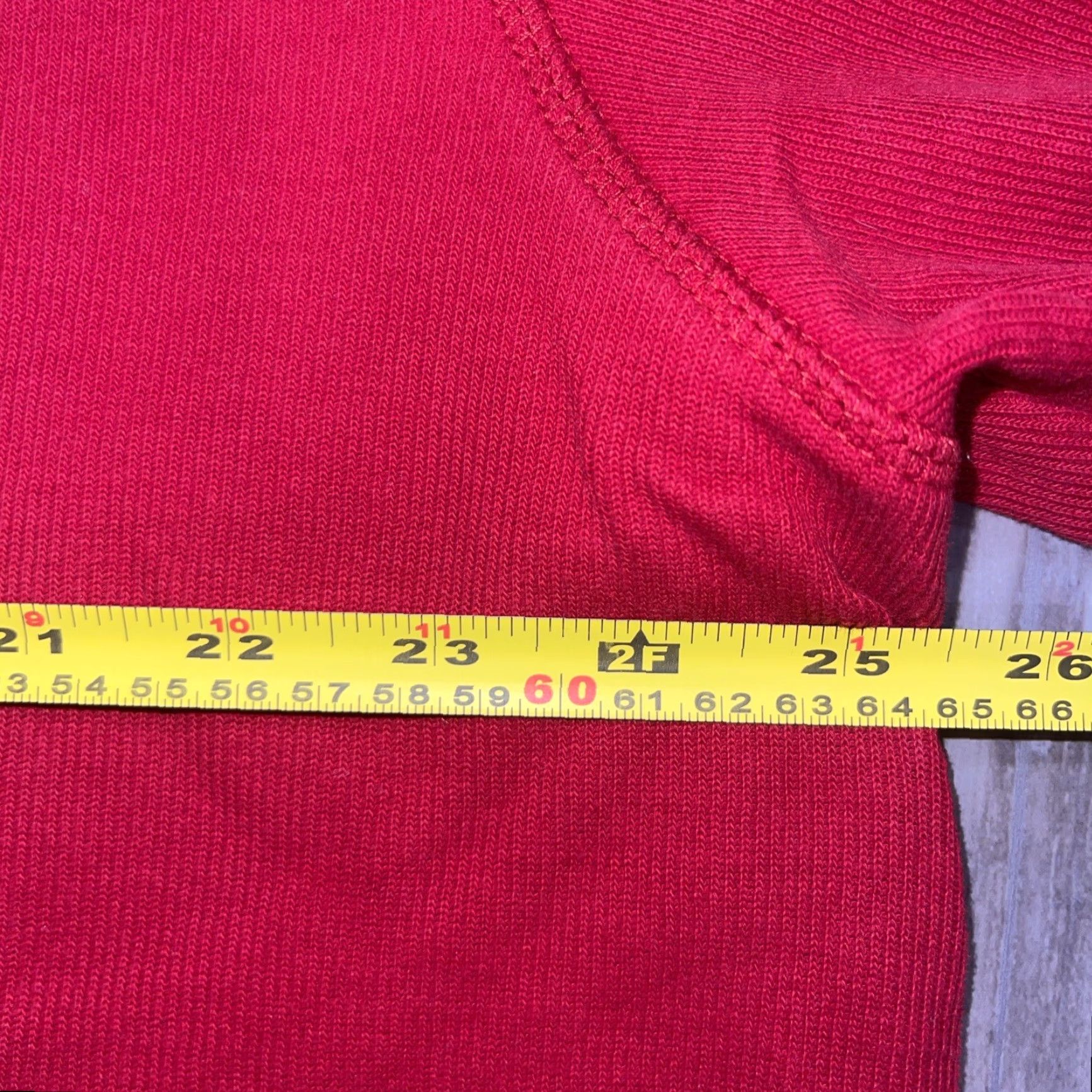 Chaps CHAPS Pullover Shirt Red XL Long Sleeve 1/4 Zip High Neck Cotton Embroidered Logo Men Size US XL / EU 56 / 4 - 7 Thumbnail