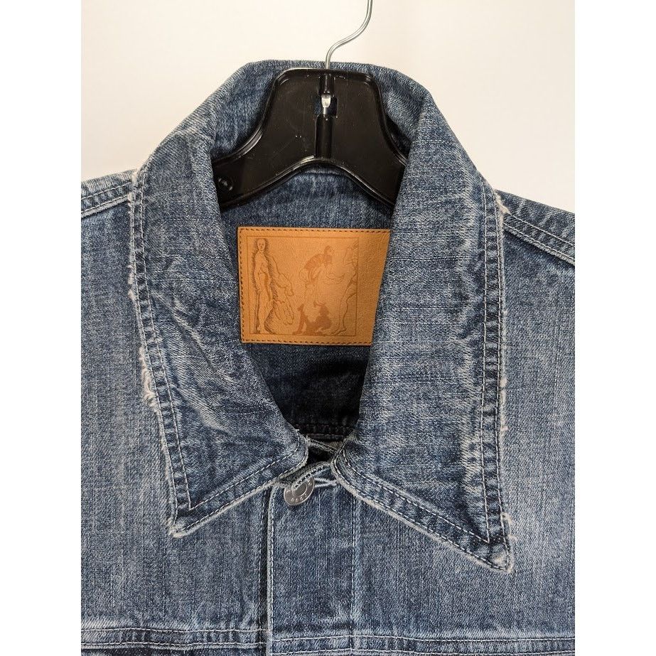 Martine Rose o1rshd1 Denim Jacket in Blue Size US L / EU 52-54 / 3 - 3 Thumbnail