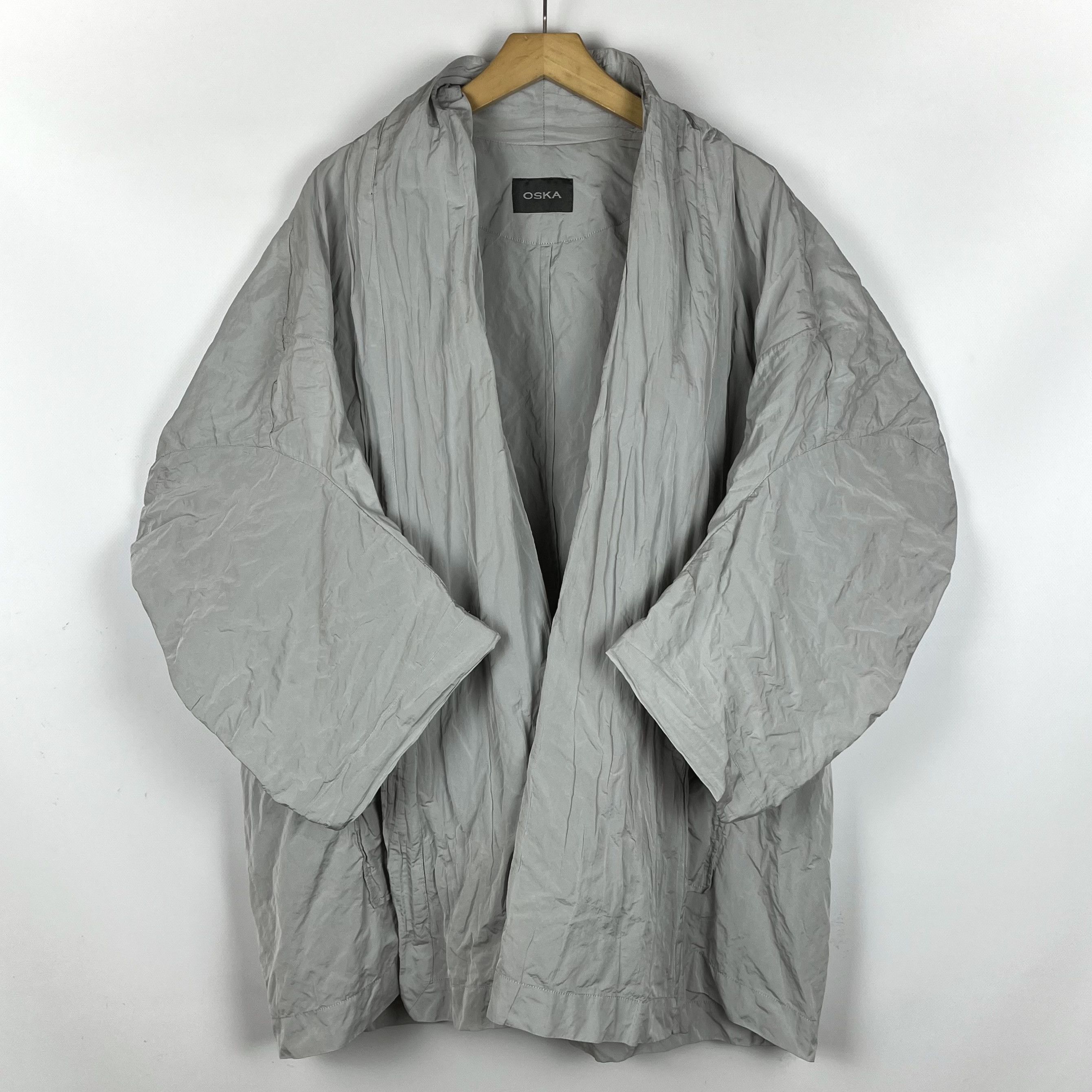 OSKA Ladies OSKA Avant-Garde Nylon Open Kimono Jacket Size M / US 6-8 / IT 42-44 - 1 Thumbnail