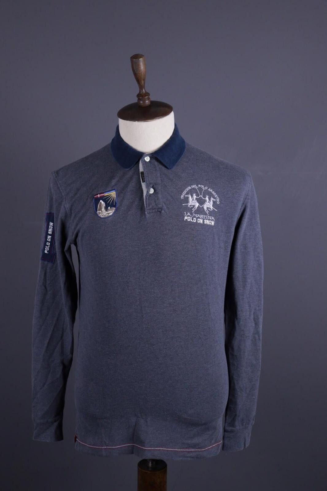 La Martina La Martina Argentina Polo On Snow Rugby Polo Shirt Size L Size US L / EU 52-54 / 3 - 1 Thumbnail
