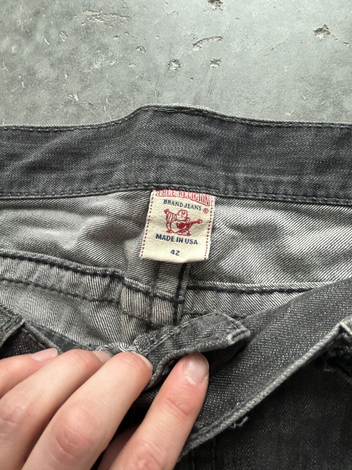 True Religion Vintage Y2K True Religion Jean Shorts Size US 42 / EU 58 - 6 Thumbnail