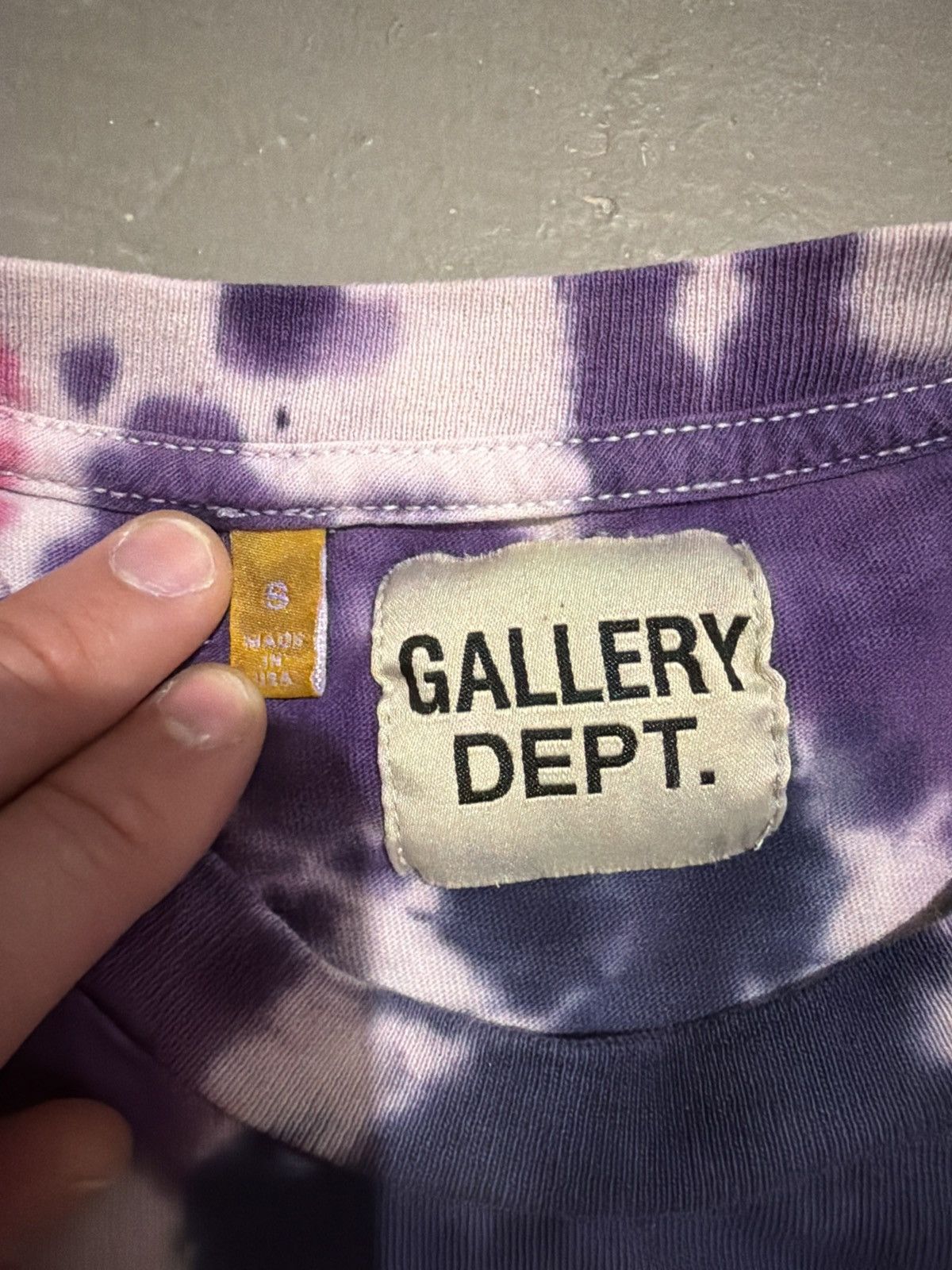 Gallery Dept. Gallery Dept Stop Being Racist Tie Dye Tee Size US S / EU 44-46 / 1 - 5 Thumbnail