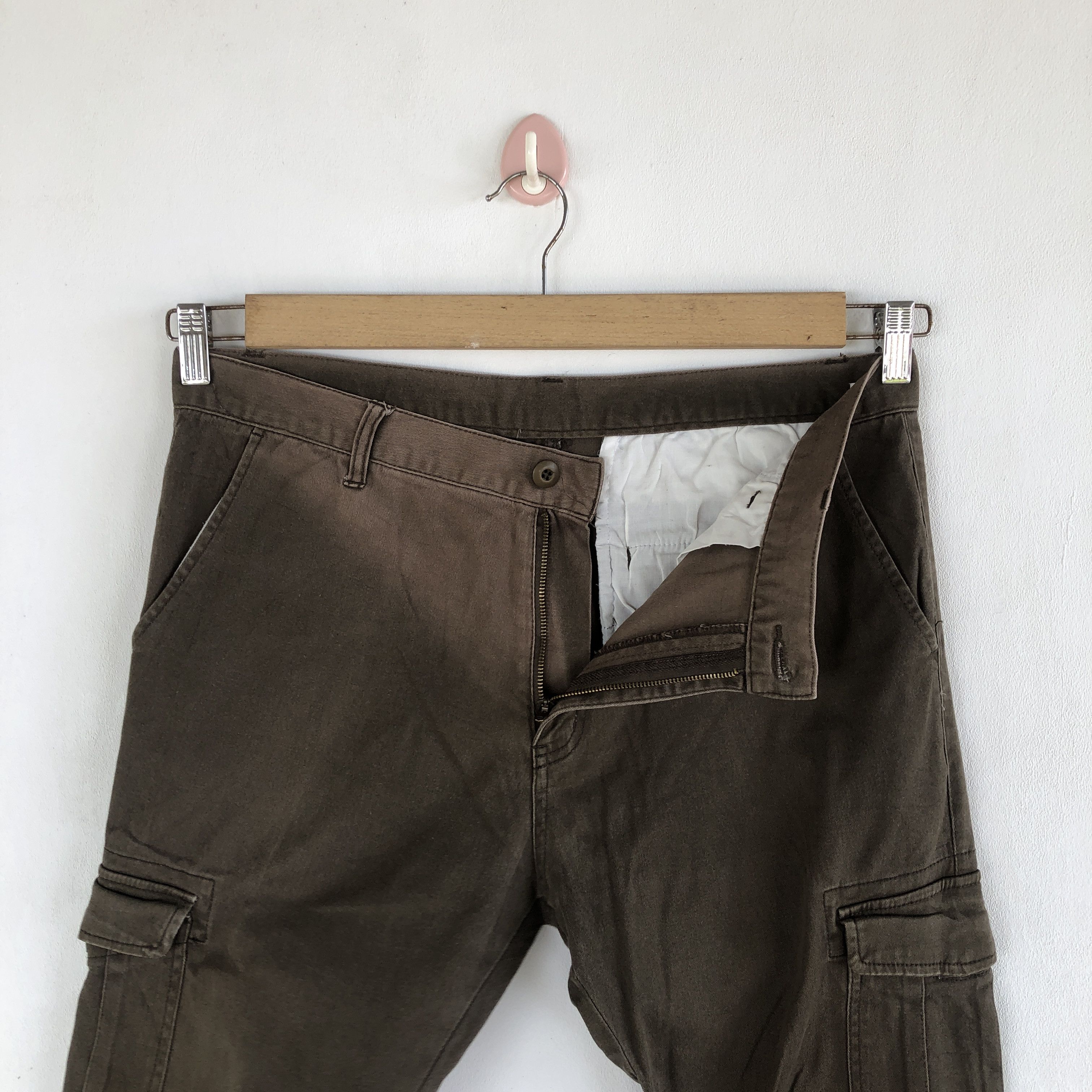 Japanese Brand Vintage Japanese Cargo Pants Multi Pocket Fatigue Trousers Size US 34 / EU 50 - 5 Thumbnail