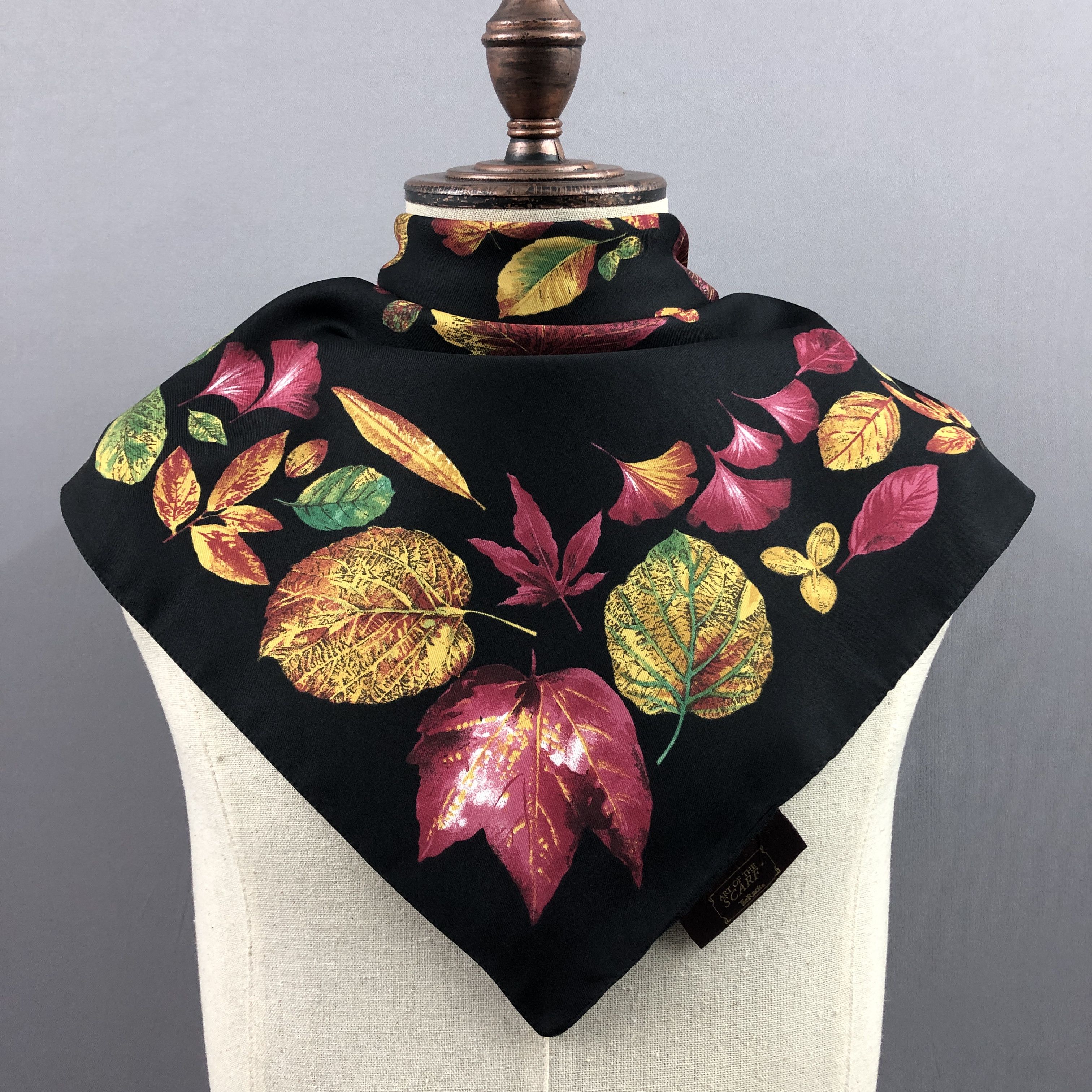 Other Vintage Tie Rack SILK Scarf Twill Stole Wraps Scarves Size ONE SIZE - 1 Thumbnail