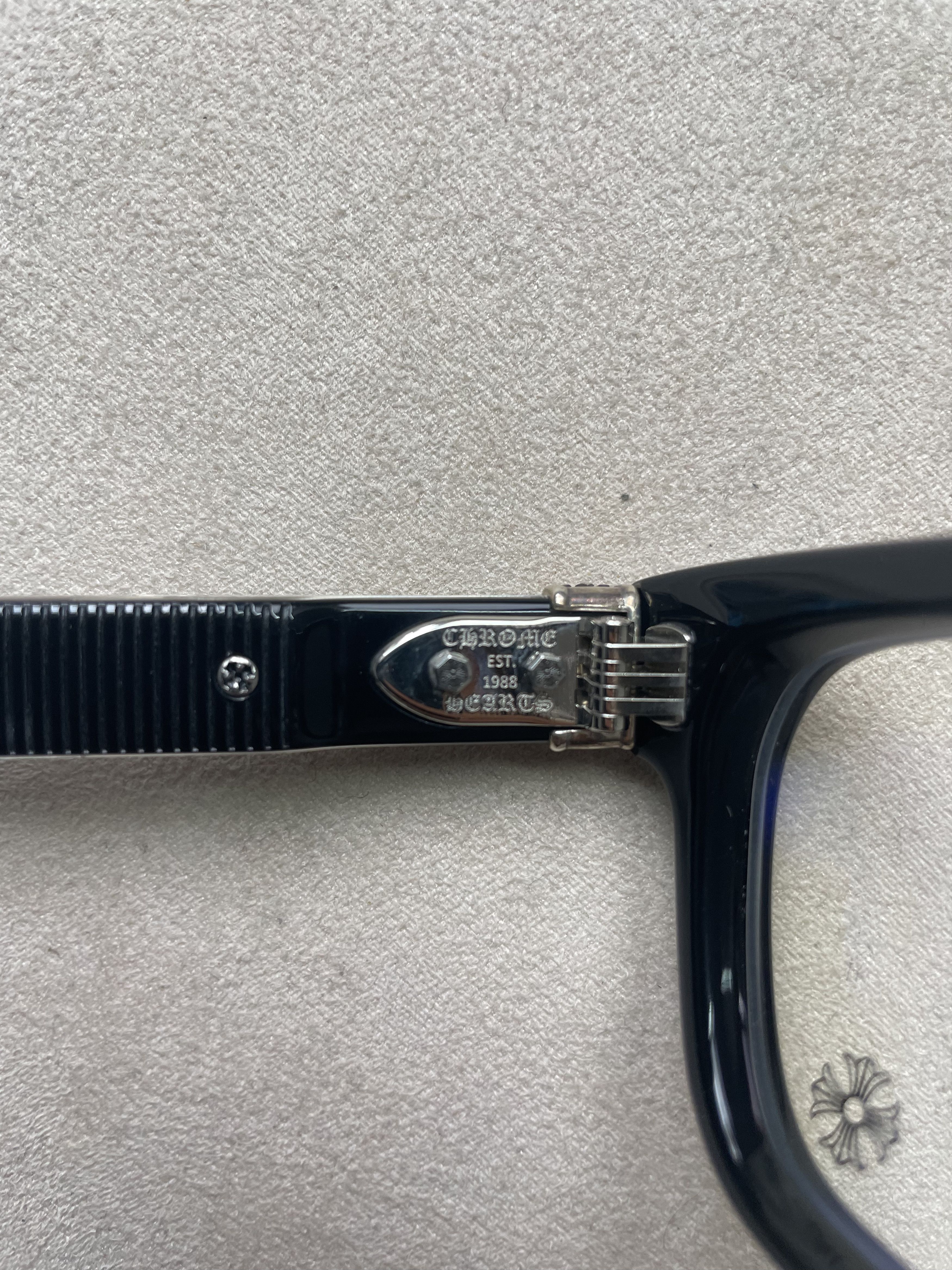 Chrome Hearts Chrome Hearts Pen 15 BK Glasses Frame Size ONE SIZE - 12 Thumbnail