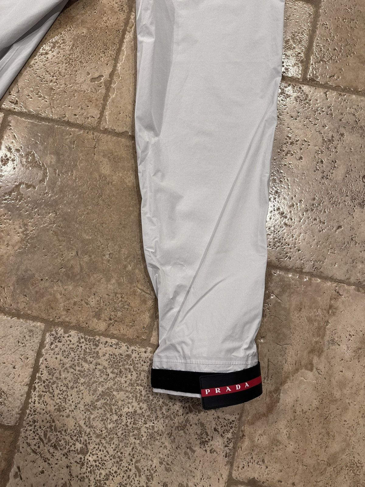 Prada Prada Linea Rossa White/Cream Nylon Pants SPG43 2018 Size US 34 / EU 50 - 6 Thumbnail