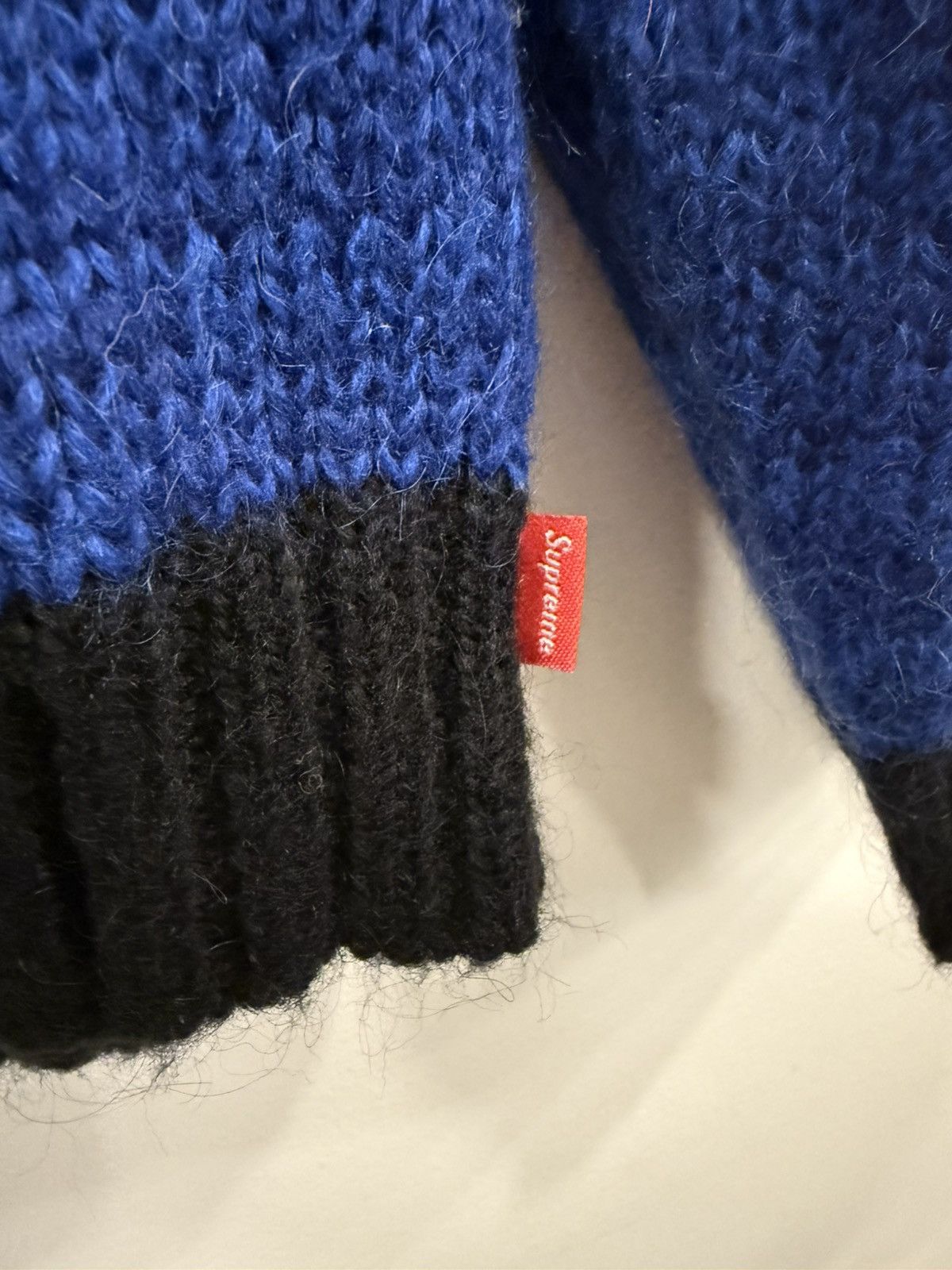 Supreme Patchwork Mohair Cardigan