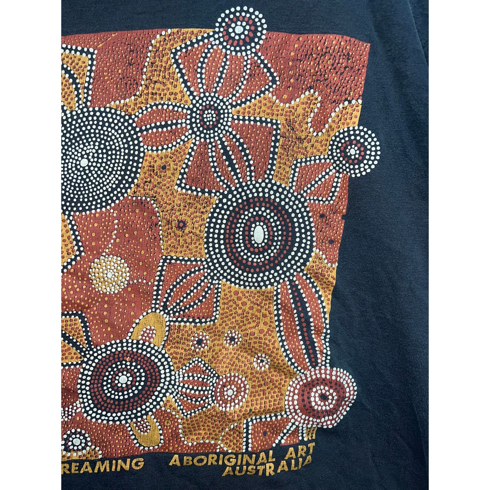Vintage Vintage Aboriginal Art Shirt Secrets Of The Dreaming 90s L Size US L / EU 52-54 / 3 - 3 Thumbnail