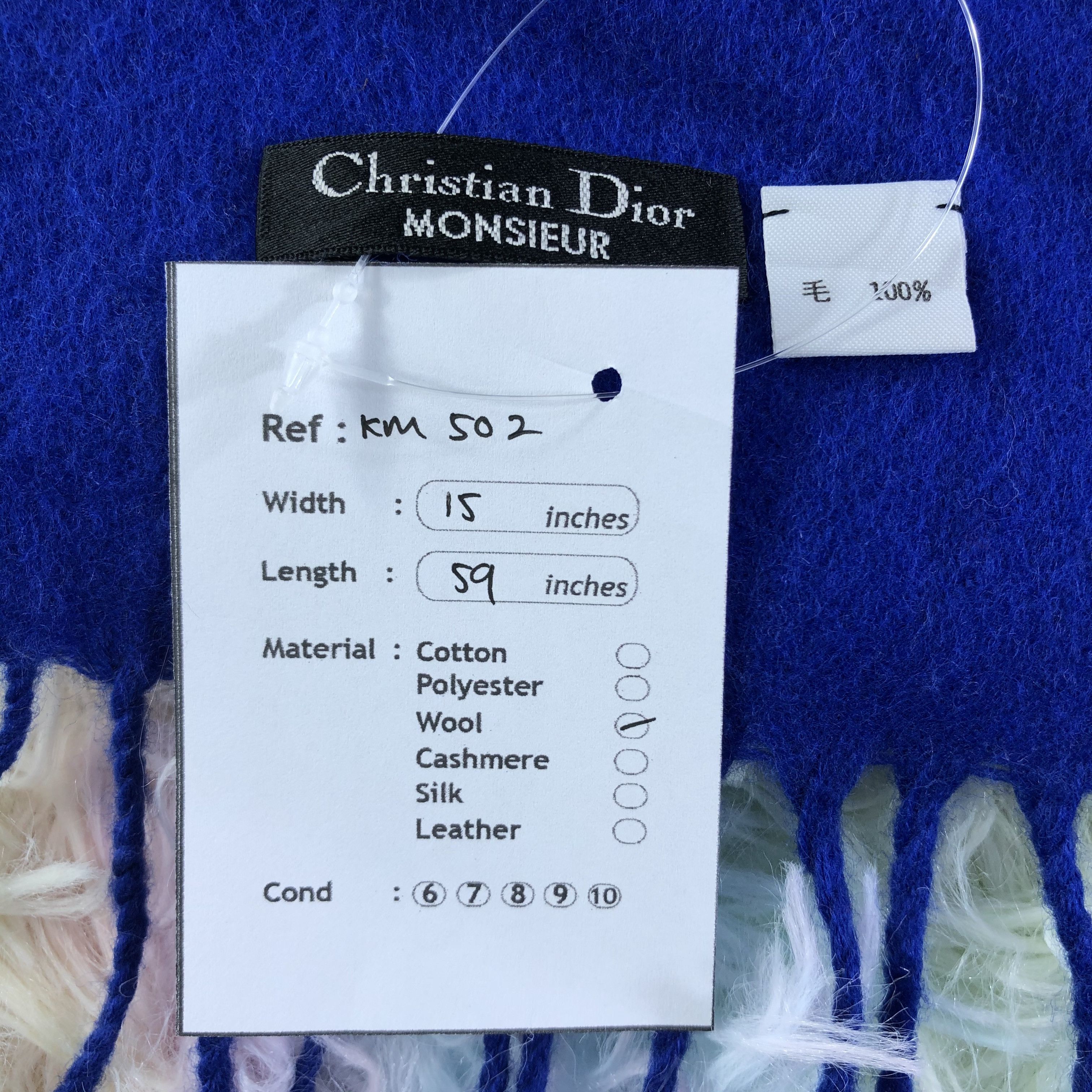 Vintage Christian Dior Scarf / Muffler / Neckwear - KM502 Size ONE SIZE - 6 Thumbnail