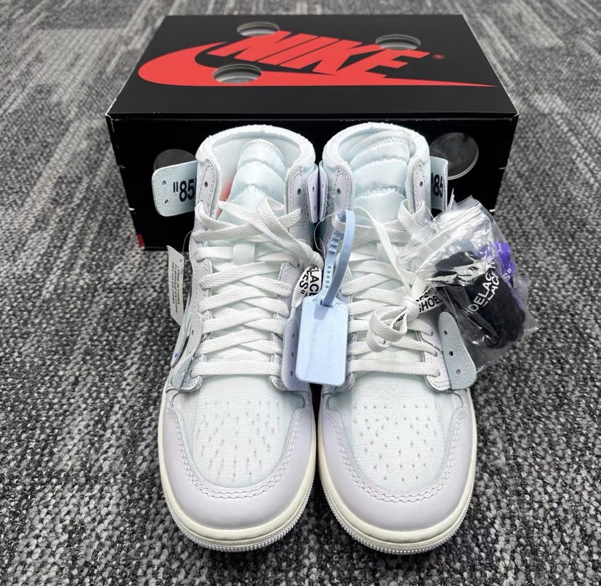 Jordan Brand Jordan × Virgil Abloh Archive Alaska AJ1 VAA Sneakers J42 Size US 8 / EU 41 - 2 Thumbnail