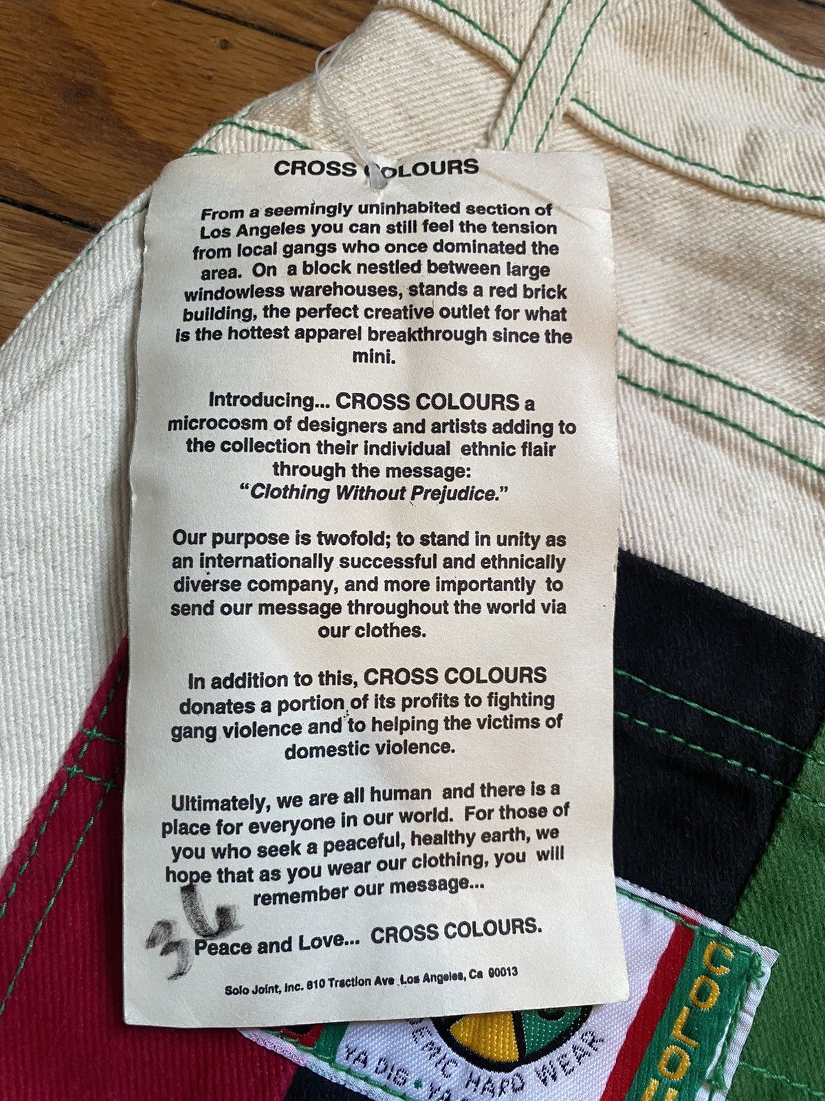 Cross Colours × JNCO × Vintage Deadstock Vintage 90s Cross Colours Shorts Size US 36 / EU 52 - 8 Thumbnail