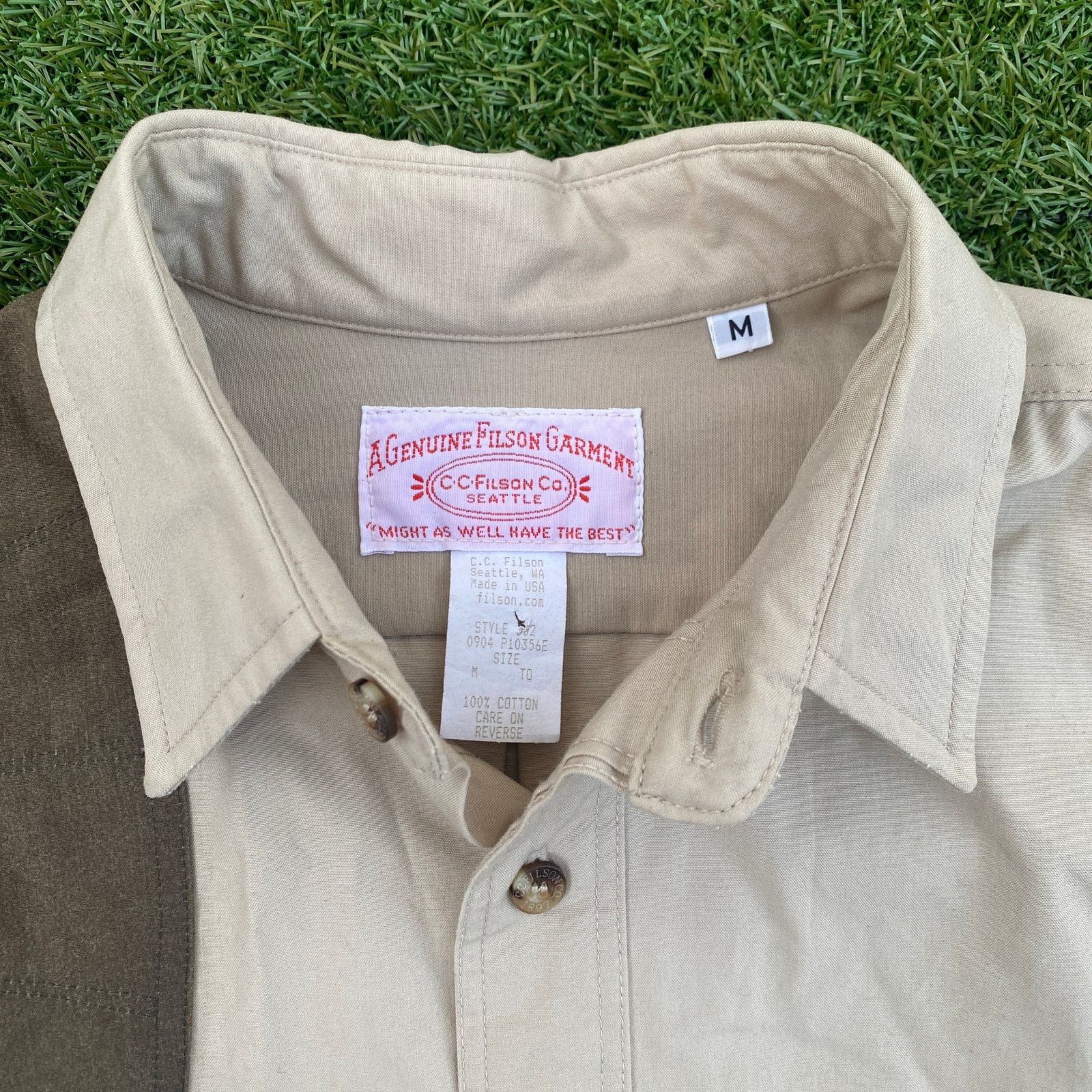 Filson × Vintage CC Filson Men's Vintage Padded Shooting Shirt | Grailed