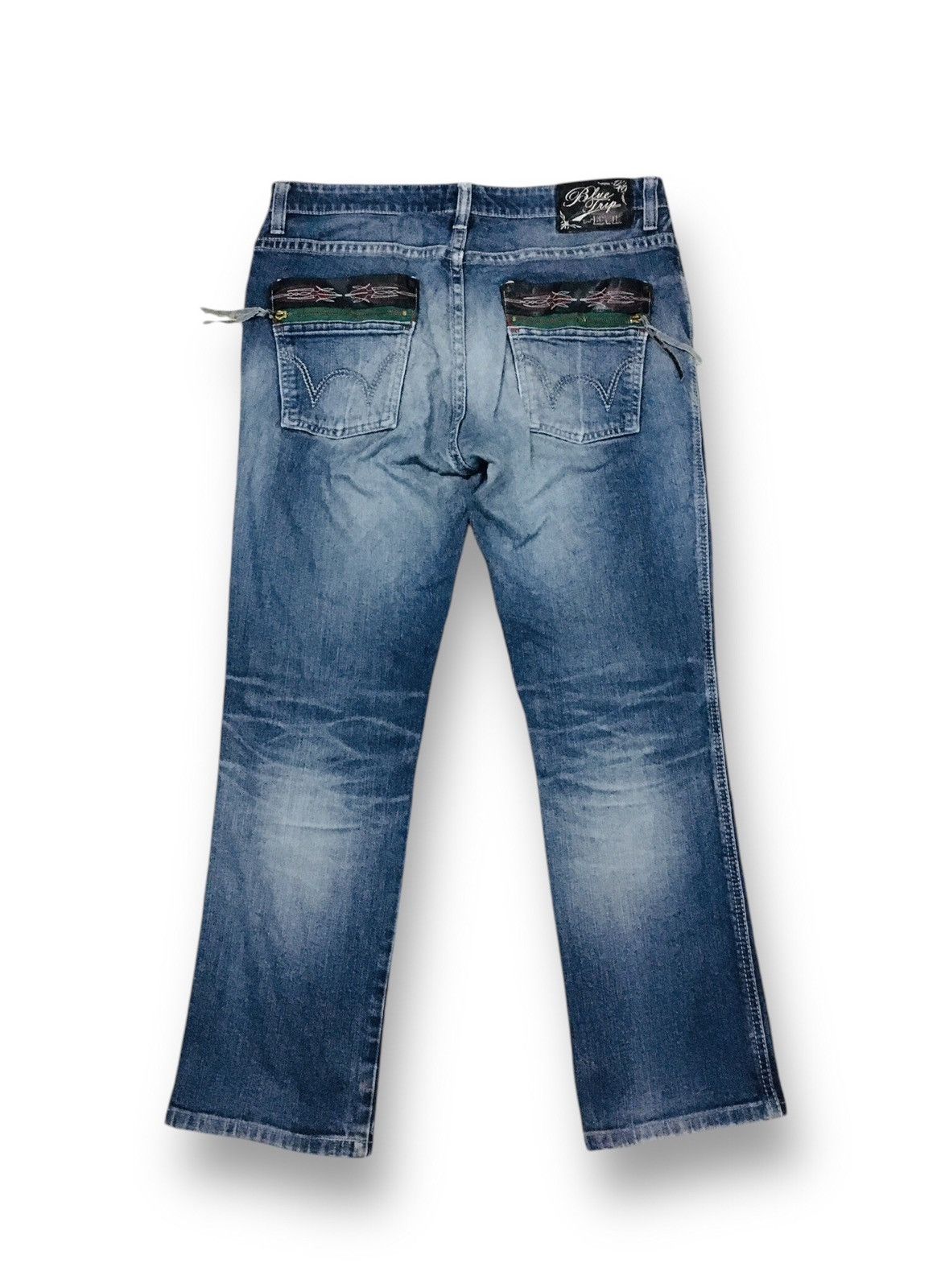 Edwin × Japanese Brand Edwin Blue Trip Jeans (17) Size US 35 - 2 Thumbnail