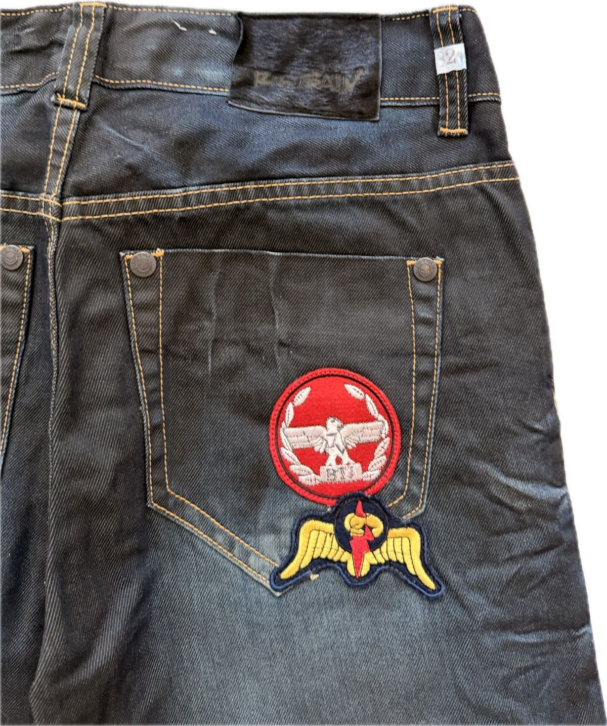 Japanese Brand Sawed Off Big Train Jorts Size US 30 / EU 46 - 3 Thumbnail
