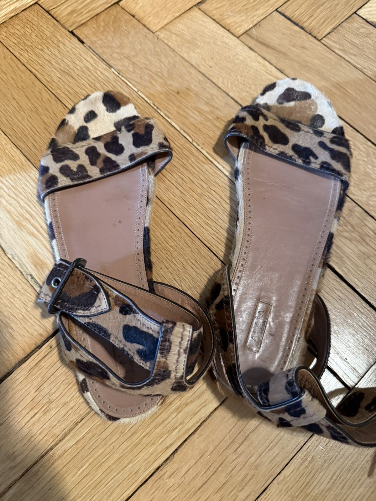 Alaia Alaia sandals size 10 leopard Size US 10 / IT 40 - 1 Thumbnail