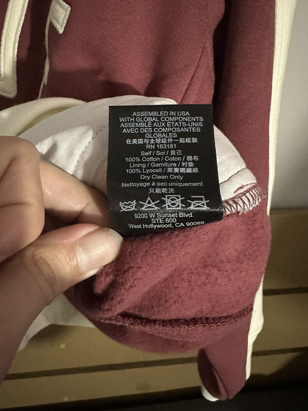 Rhude Rhude Chamonix Burgundy Sweater Size US M / EU 48-50 / 2 - 5 Thumbnail