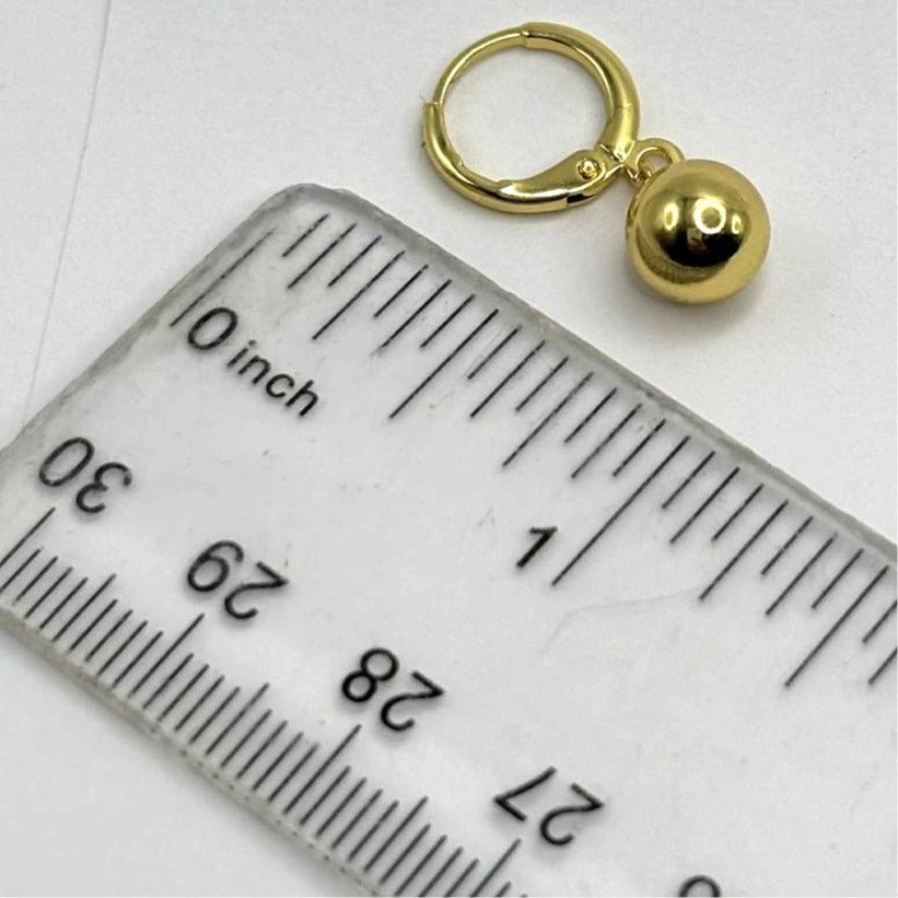 Other Small Gold Ball Dangle Drop Earrings Size ONE SIZE - 3 Thumbnail
