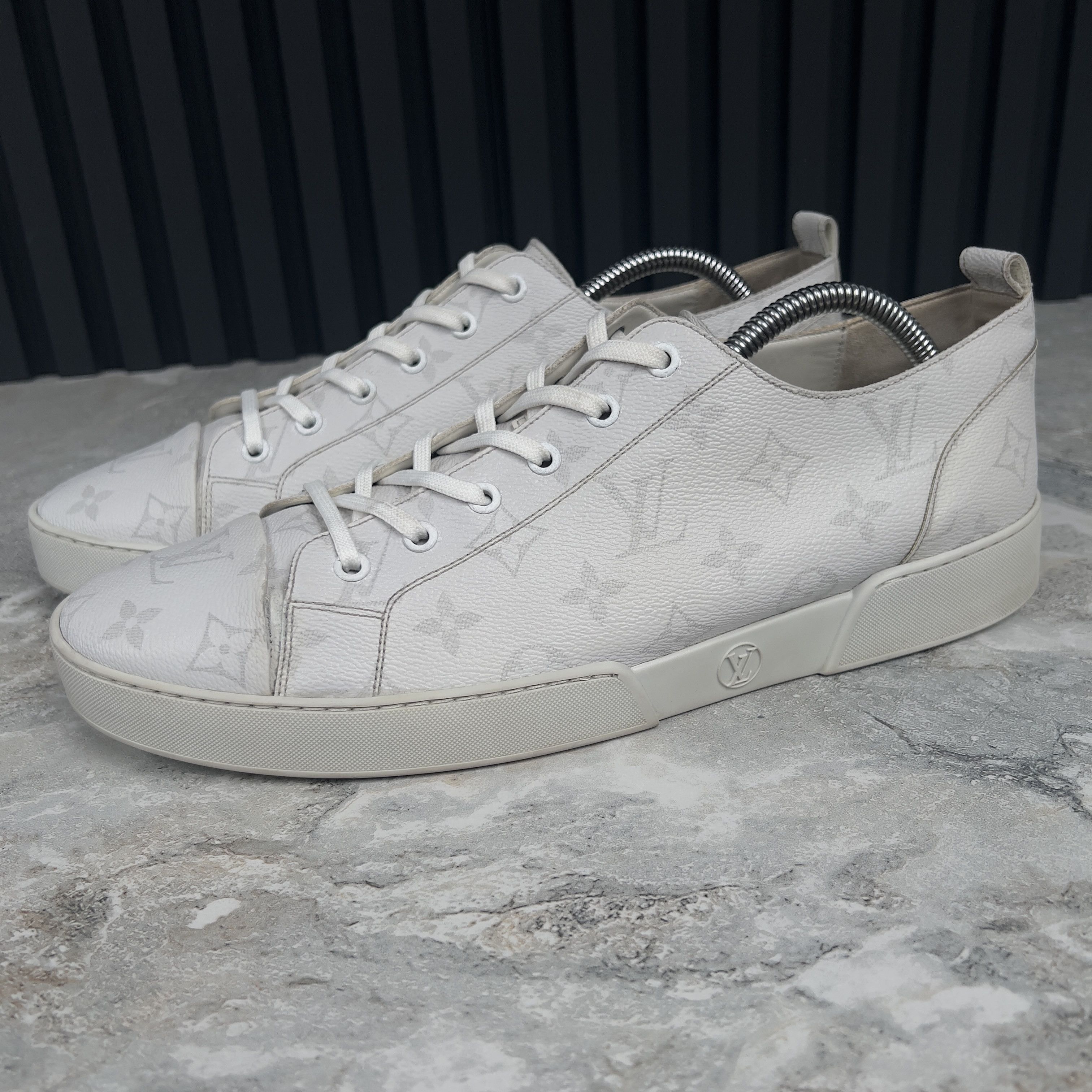 Louis Vuitton Louis Vuitton Match Up Sneaker LV Monogram Leather Size US 11 / EU 44 - 1 Thumbnail