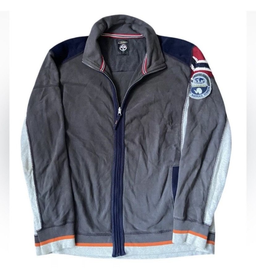 Napapijri Vintage Napapijri Fleece Sherpa Expedition Rare Jacket 2XL Size US XL / EU 56 / 4 - 1 Thumbnail