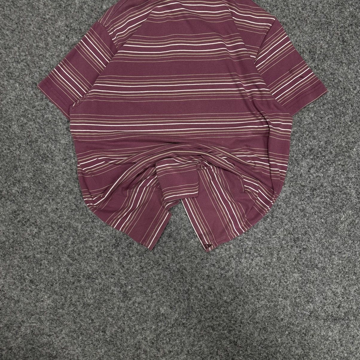 Nike VTG Stripped Nike Pink Polo Size L Hype Trend Staff Pick Size US L / EU 52-54 / 3 - 10 Thumbnail