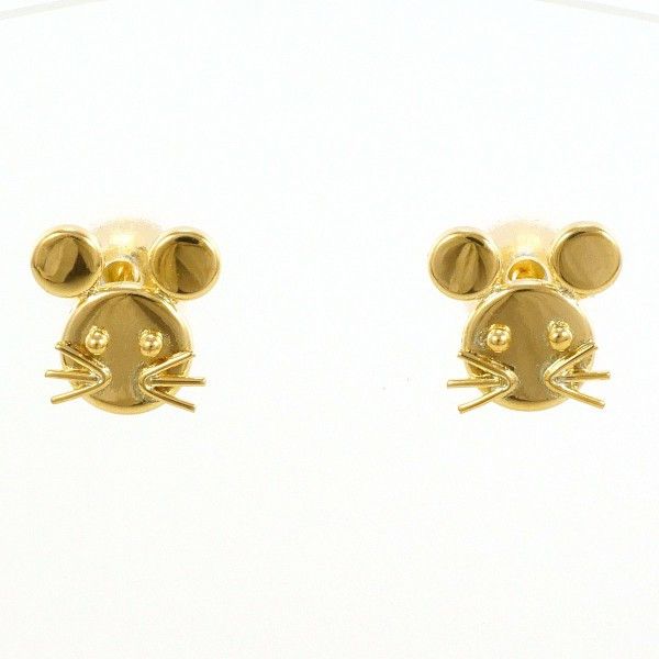 Luxuness 18K Yellow Gold Earrings Jewelry Metal Earrings, Women's