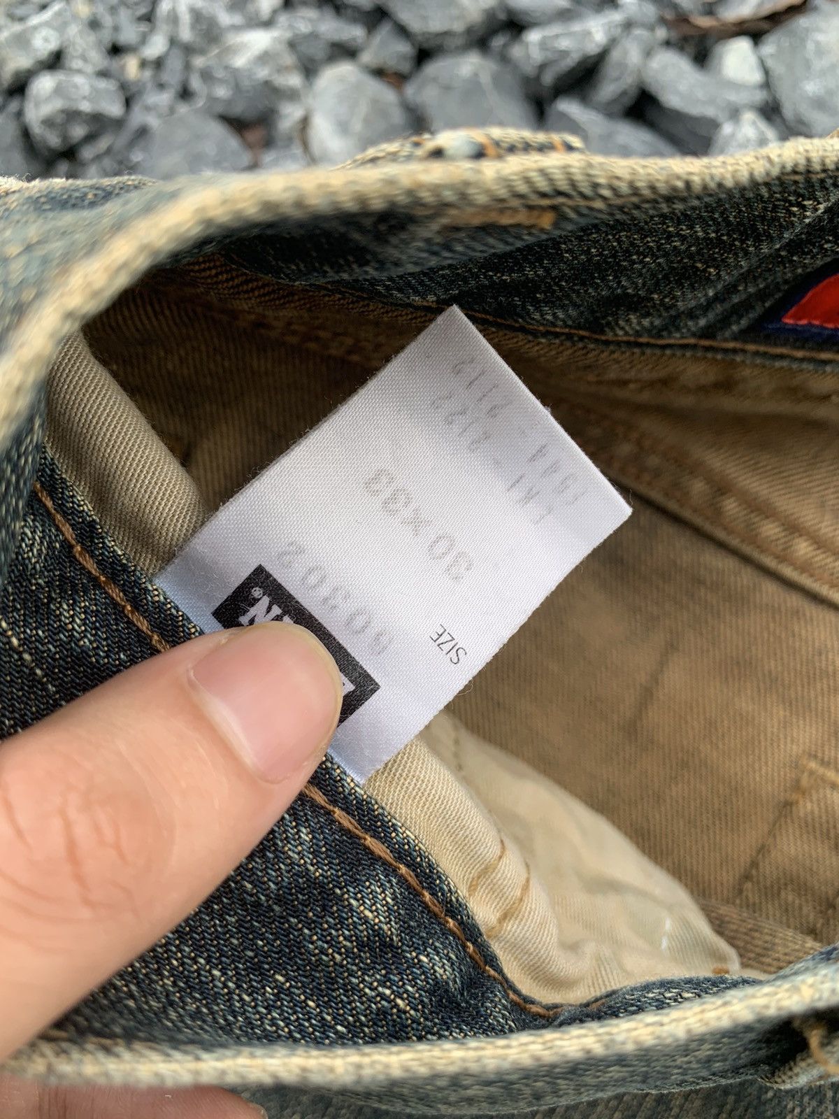 Edwin VINTAGE EDWIN 503ZZ RUSTY MUDWASH JAPANESE DISTRESSED DENIM Size US 30 / EU 46 - 16 Thumbnail