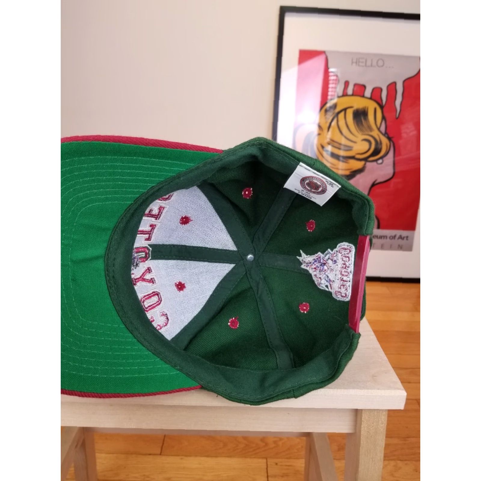 NHL VINTAGE 90's COYOTES PHOENIX NHL HOCKEY 2 TONE SNAPBACK HAT CAP Mens One Size Green Size ONE SIZE - 5 Thumbnail