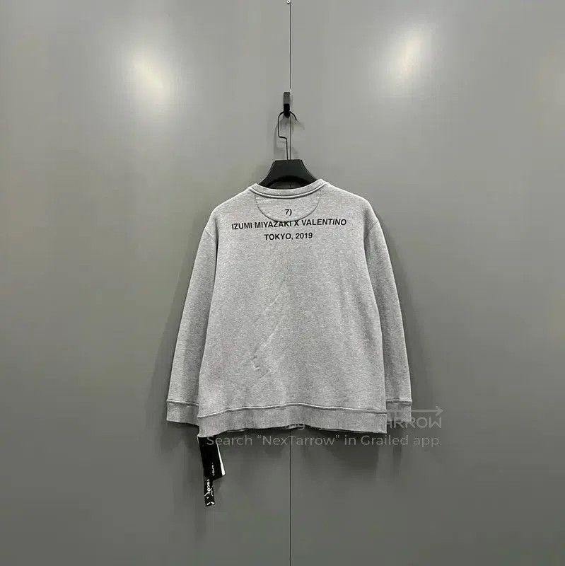 Valentino Valentino Women's Short Sleeve Gray Sweatshirt . Size S / US 4 / IT 40 - 5 Thumbnail