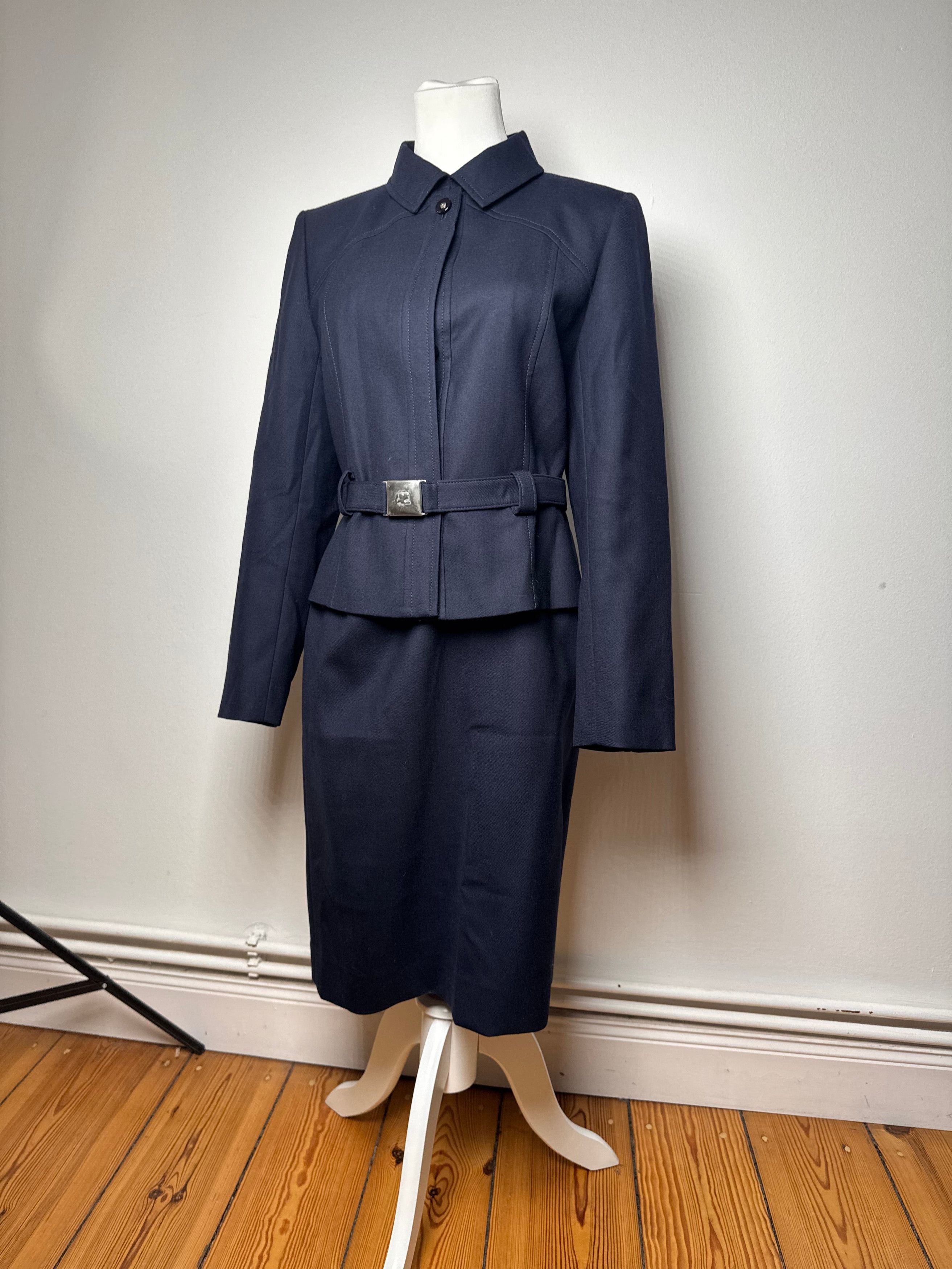 Courreges Vintage Paris Twin Set Navy M Size S / US 4 / IT 40 - 1 Thumbnail