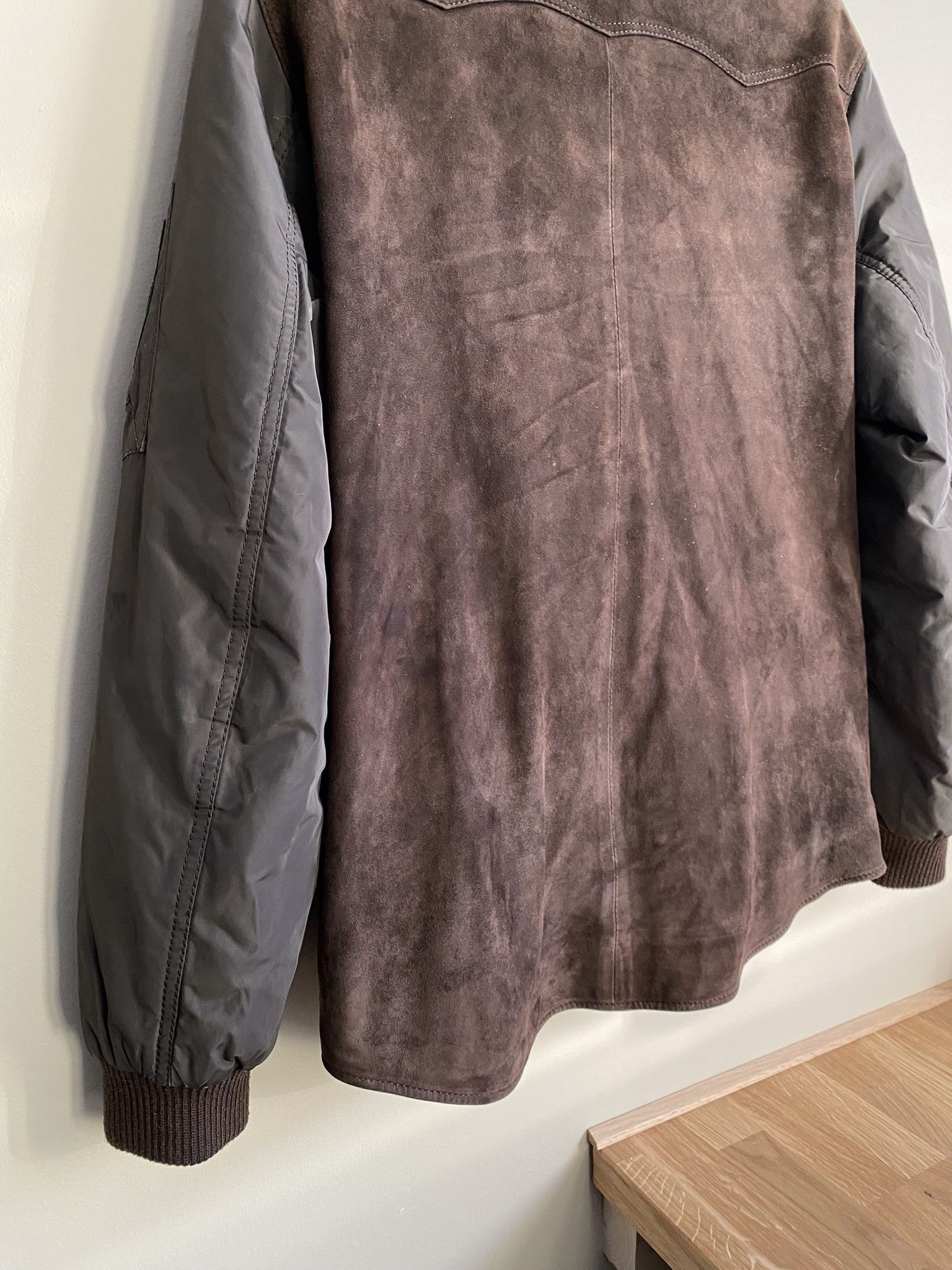 Martin Asbjorn FW16 Hybrid Leather Bomber Jacket Size US M / EU 48-50 / 2 - 5 Thumbnail