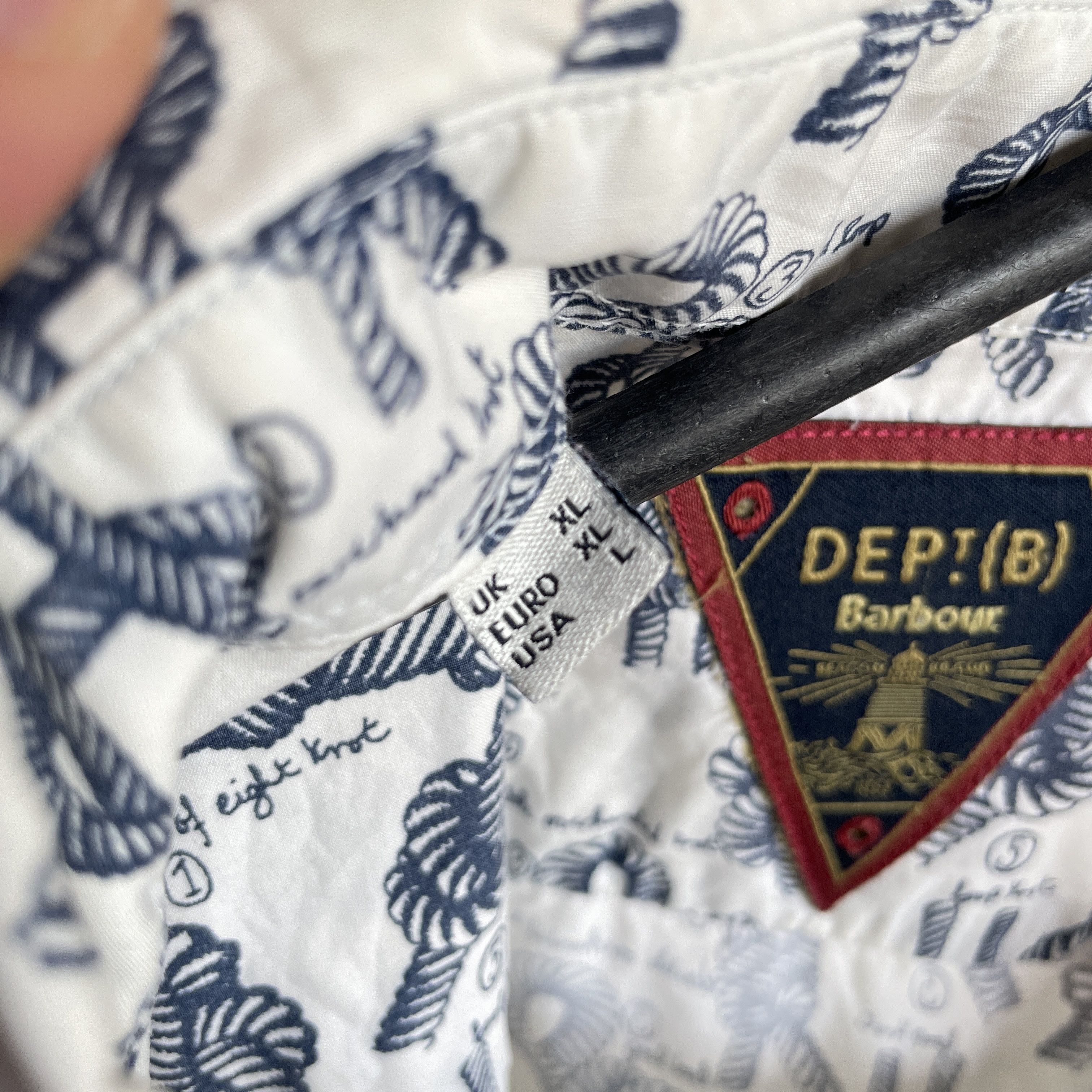 Barbour Barbour Dept. B Knots Pattern Shirt Size UK/EUR XL/ US L Size US L / EU 52-54 / 3 - 7 Thumbnail