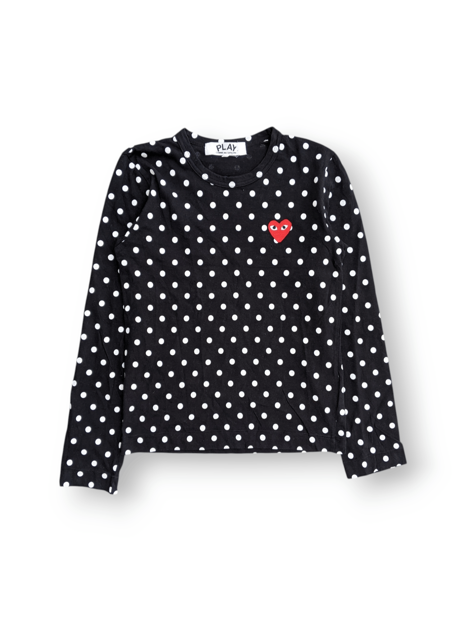 Comme des Garcons PLAY Comme Des Garcons Play Polkadot Long Sleeve t-shirt Size US S / EU 44-46 / 1 - 1 Thumbnail