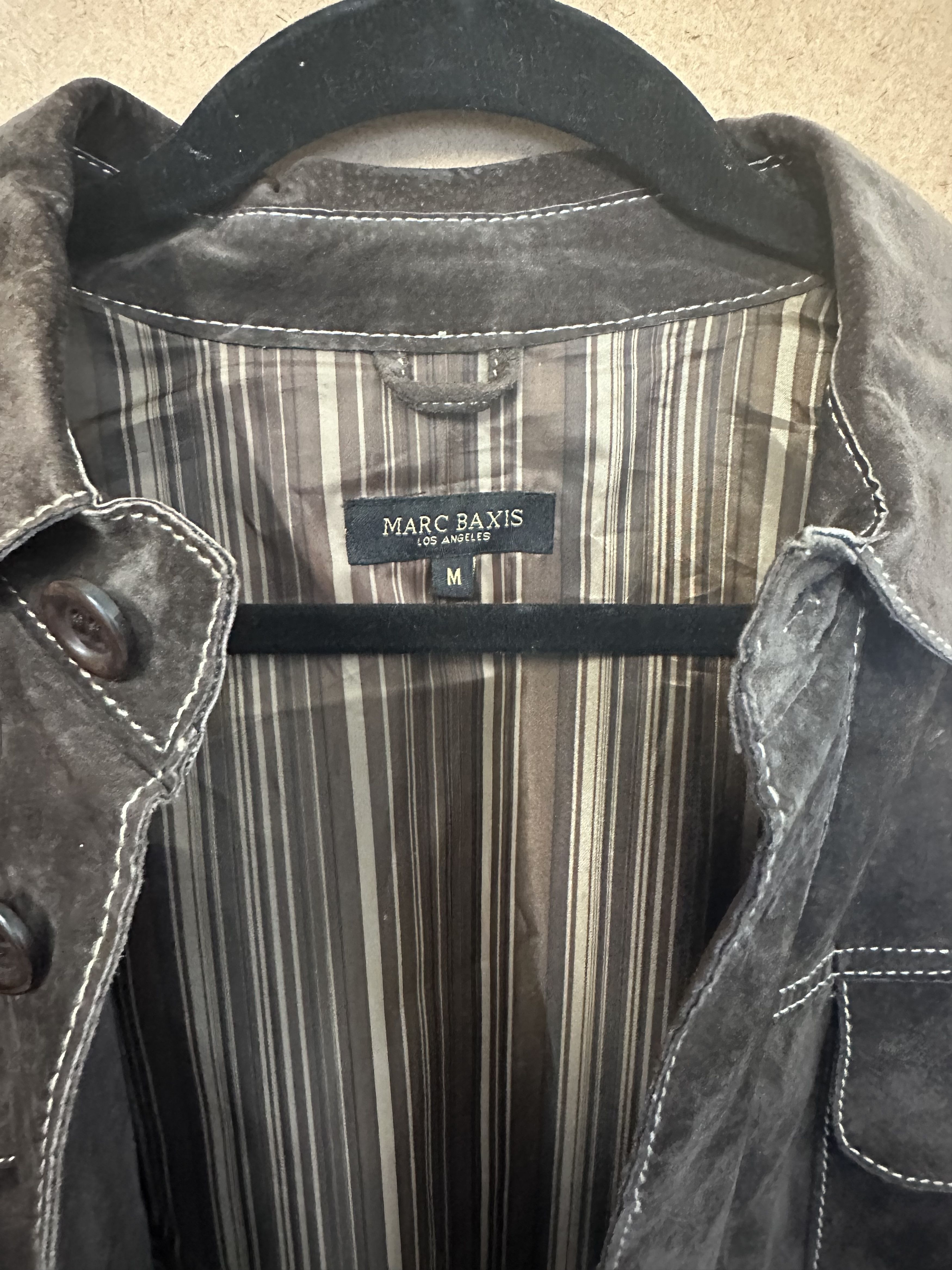 Other Suede SHIRT-JACKET BY MARC BAXIS Size US M / EU 48-50 / 2 - 4 Thumbnail