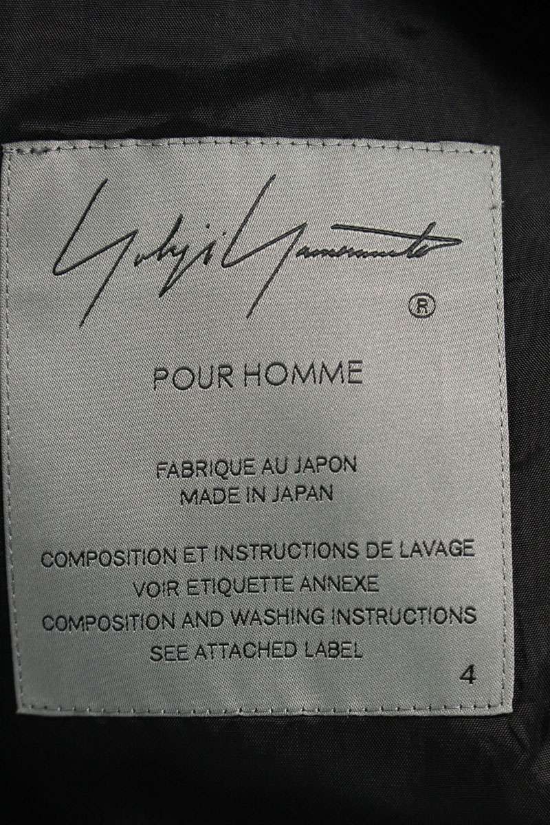 Yohji Yamamoto YOHJI YAMAMOTO POUR HOMME 24SS Tuxedo Jacket Size US XL / EU 56 / 4 - 3 Thumbnail