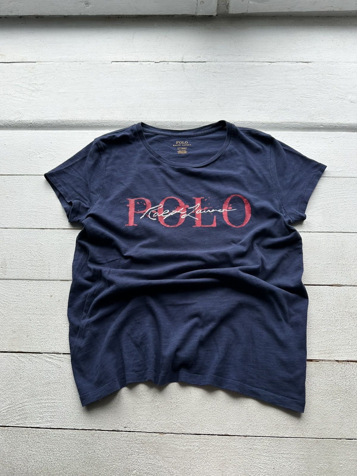 Polo Ralph Lauren × Vintage 🚨Polo Ralph Lauren Tee T-shirt women luxury big logo Size S / US 4 / IT 40 - 1 Thumbnail