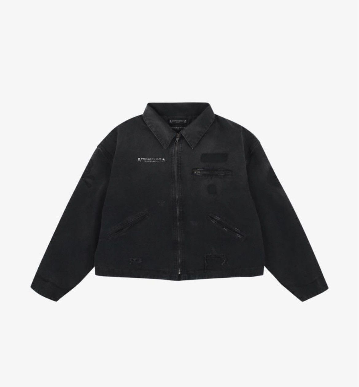 Mastermind Japan × PROJECT G/R DISTRESSED CANVAS WORK JACKET