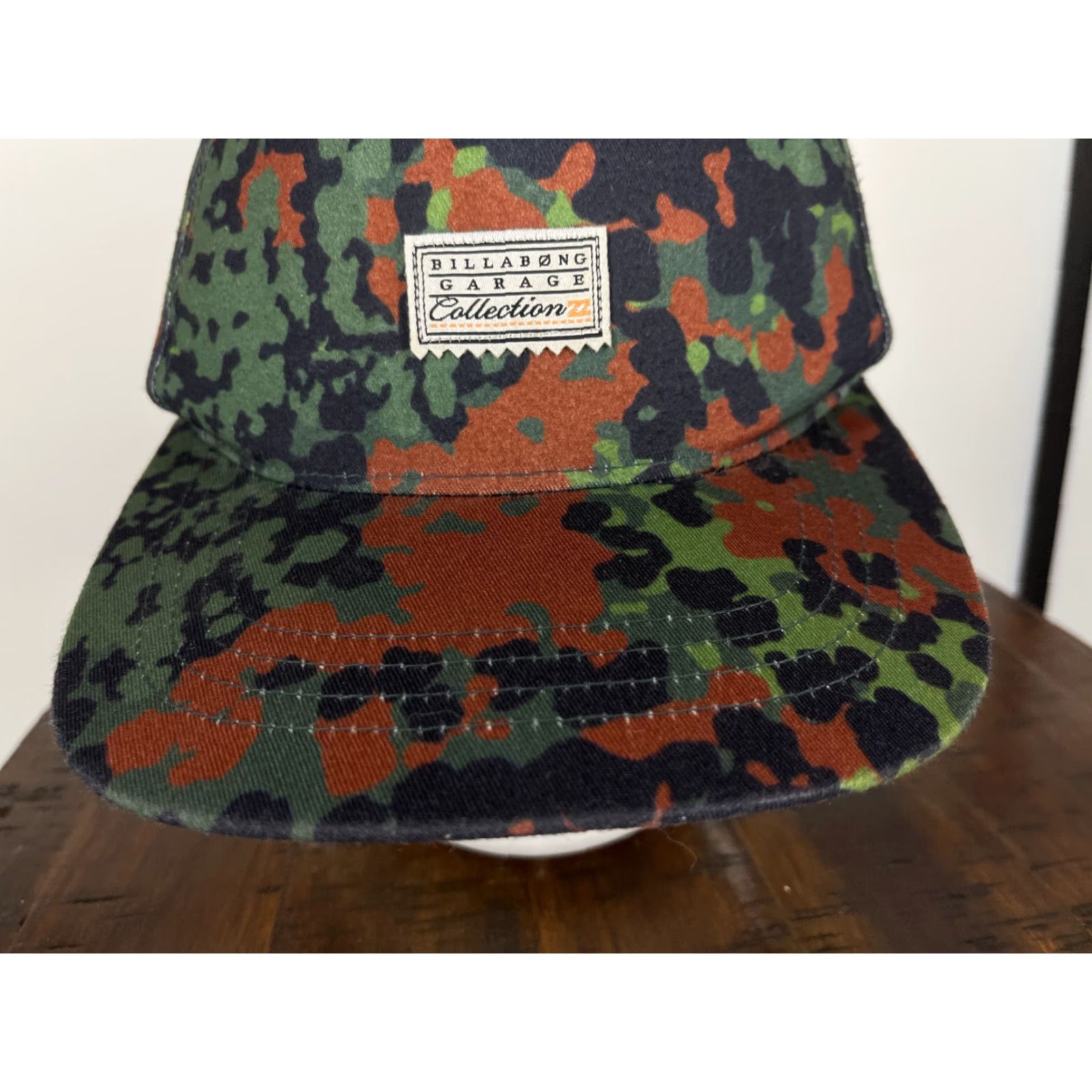 Billabong Billabong Hat Cap Snap Back Adult One Size Green Camo Polyester Blend Surf Skate Camouflage 90s Mens Snapback Size ONE SIZE - 3 Thumbnail