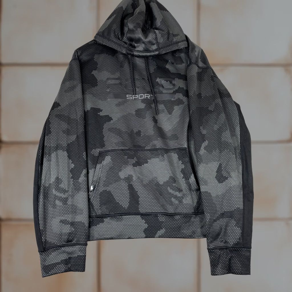 Polo Ralph Lauren Polo Sport Ralph Lauren Hoodie Mens L Gray Grey Camo ThermoVent Pullover Logo Size US L / EU 52-54 / 3 - 1 Thumbnail