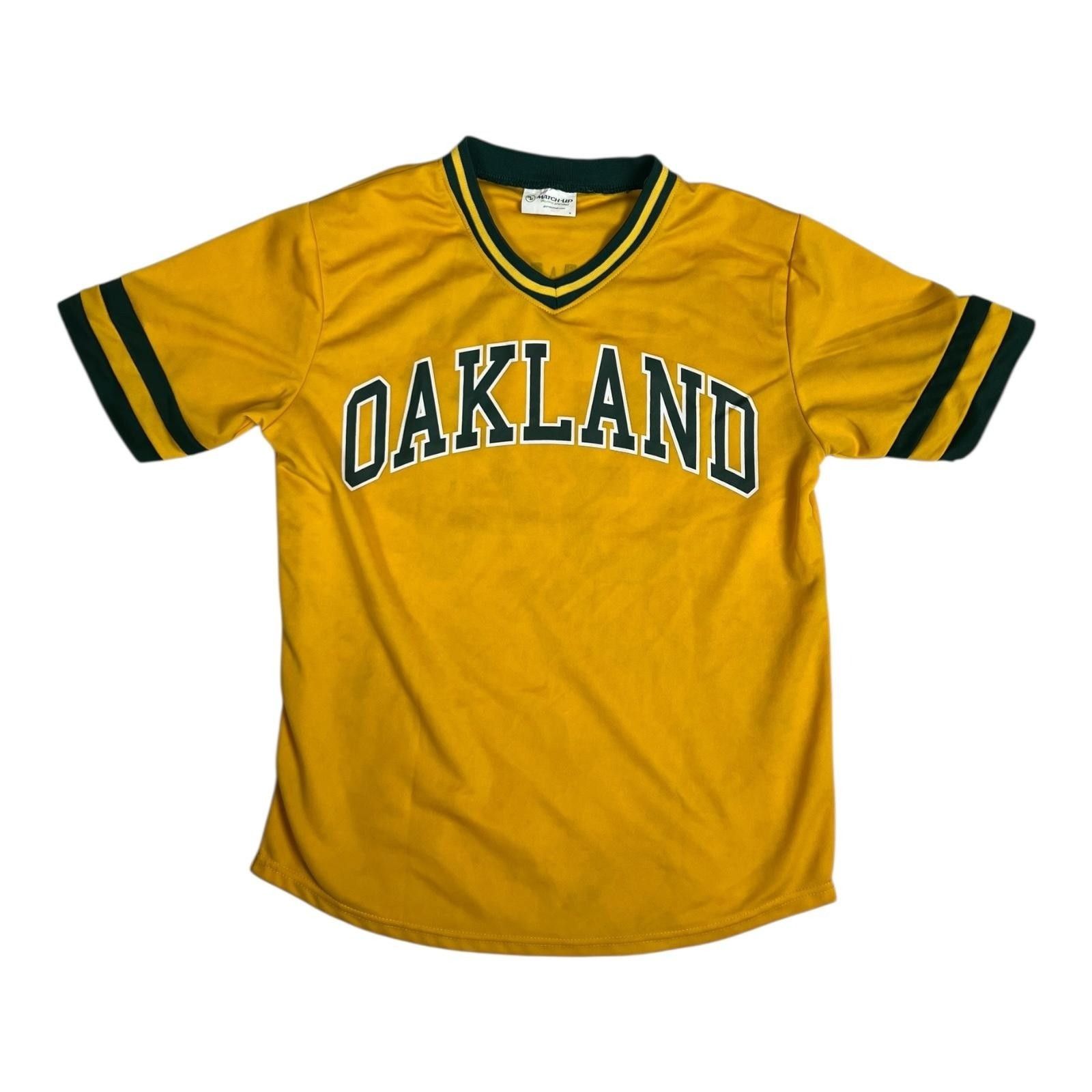 Other Oakland Athletics Dave Stewart Jersey Mens Medium Yellow Gre Size US M / EU 48-50 / 2 - 2 Thumbnail