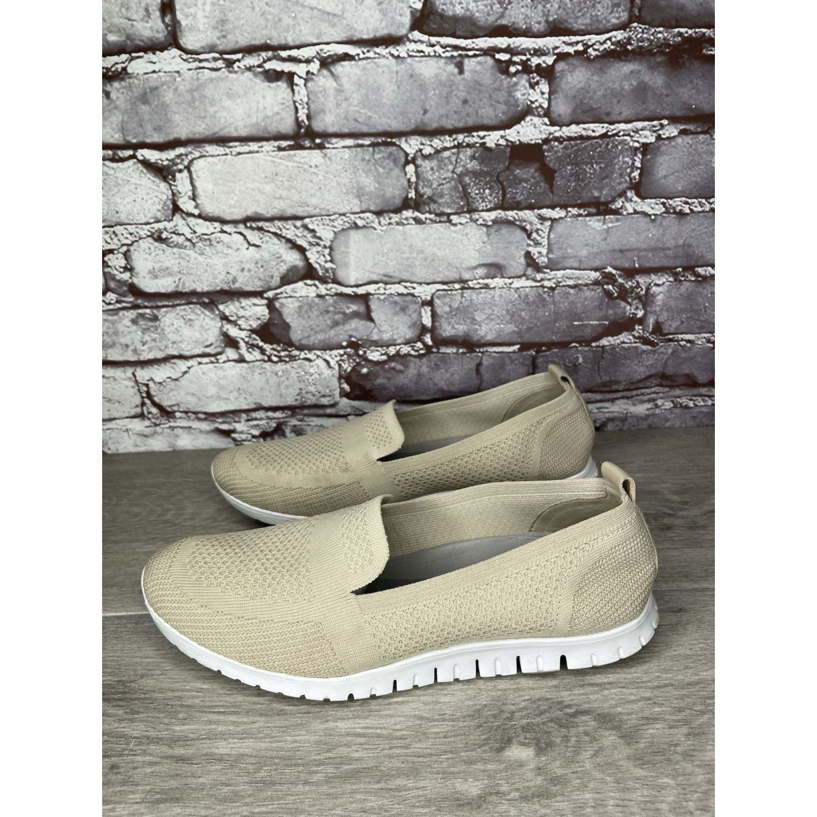 Cole Haan Cole Haan Zerogrand Stitchlite Beige Knit Slip On Sneakers W Size US 9.5 / IT 39.5 - 16 Thumbnail
