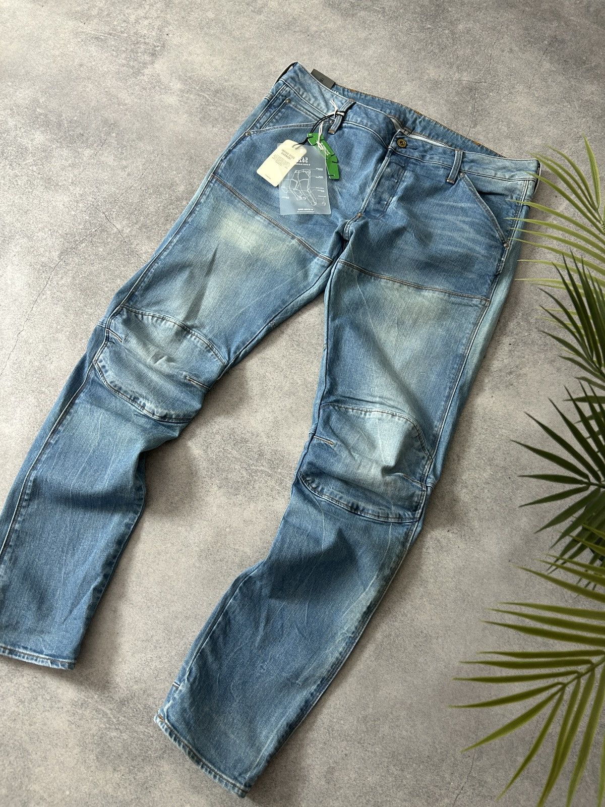 G-Star G star Raw 5620 3D slim jeans biker rare 32/36 Size US 34 / EU 50 - 5 Thumbnail