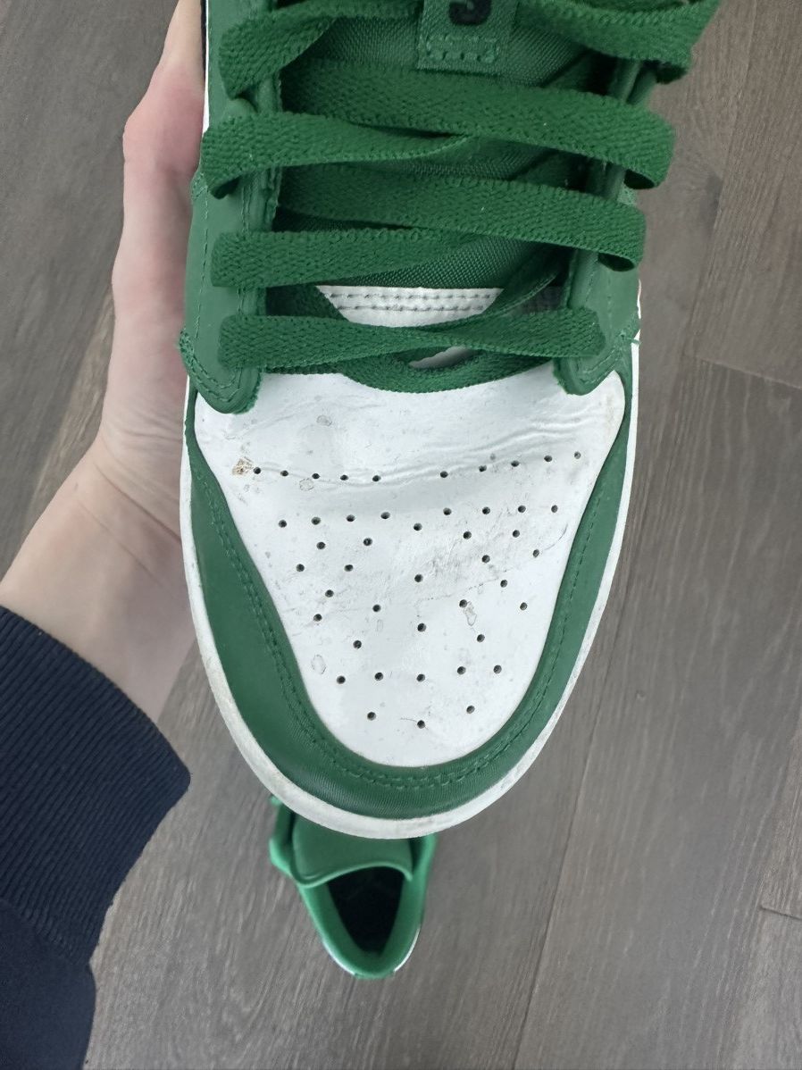Jordan Brand × Nike Jordan 1 Low Pine green Size US 10.5 / EU 43-44 - 3 Thumbnail